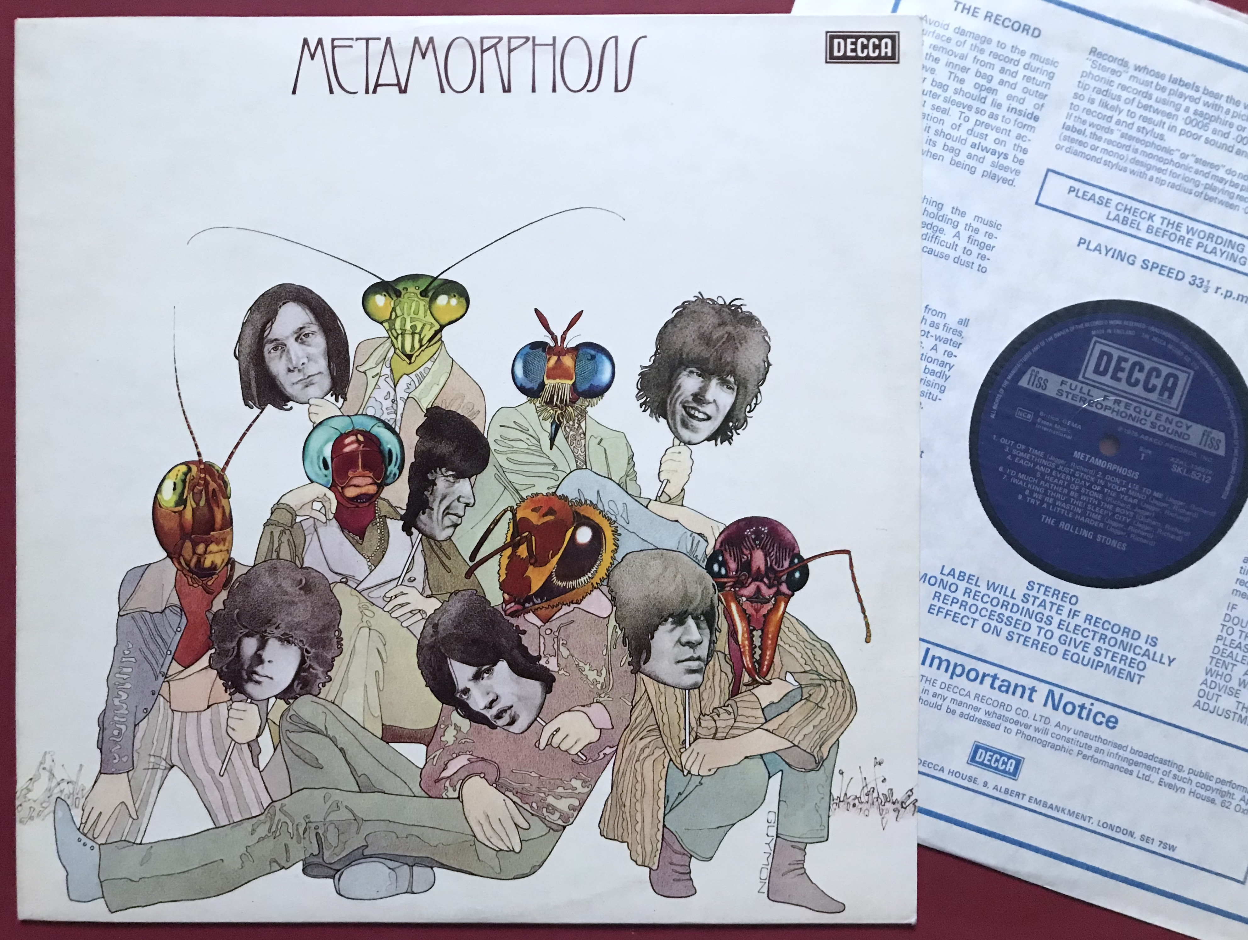 ROLLING STONES - Metamorphosis UK-orig LP 1975