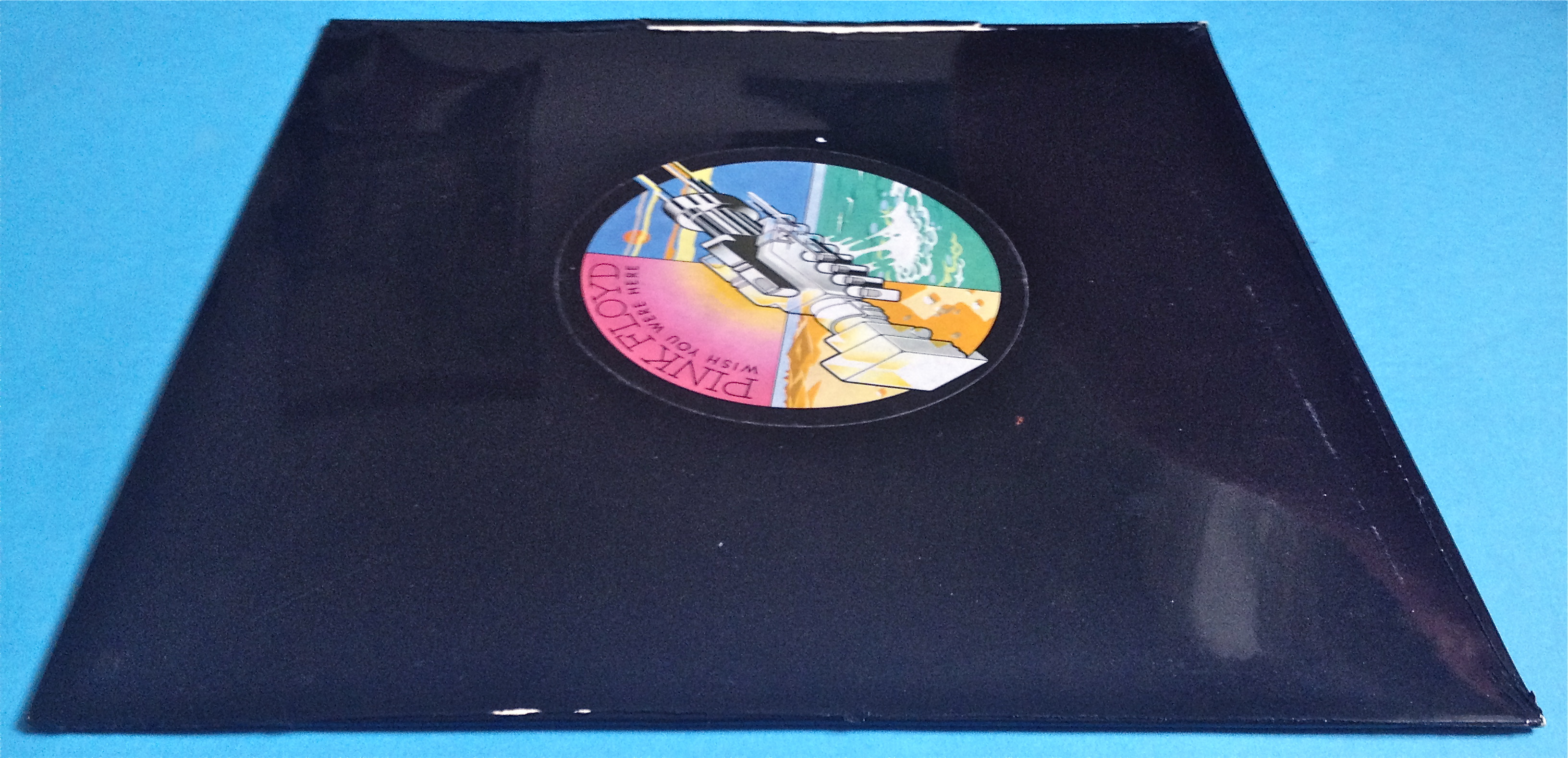 PINK FLOYD - Wish you were here OÖPPNAD UK-orig LP 1975 - 3
