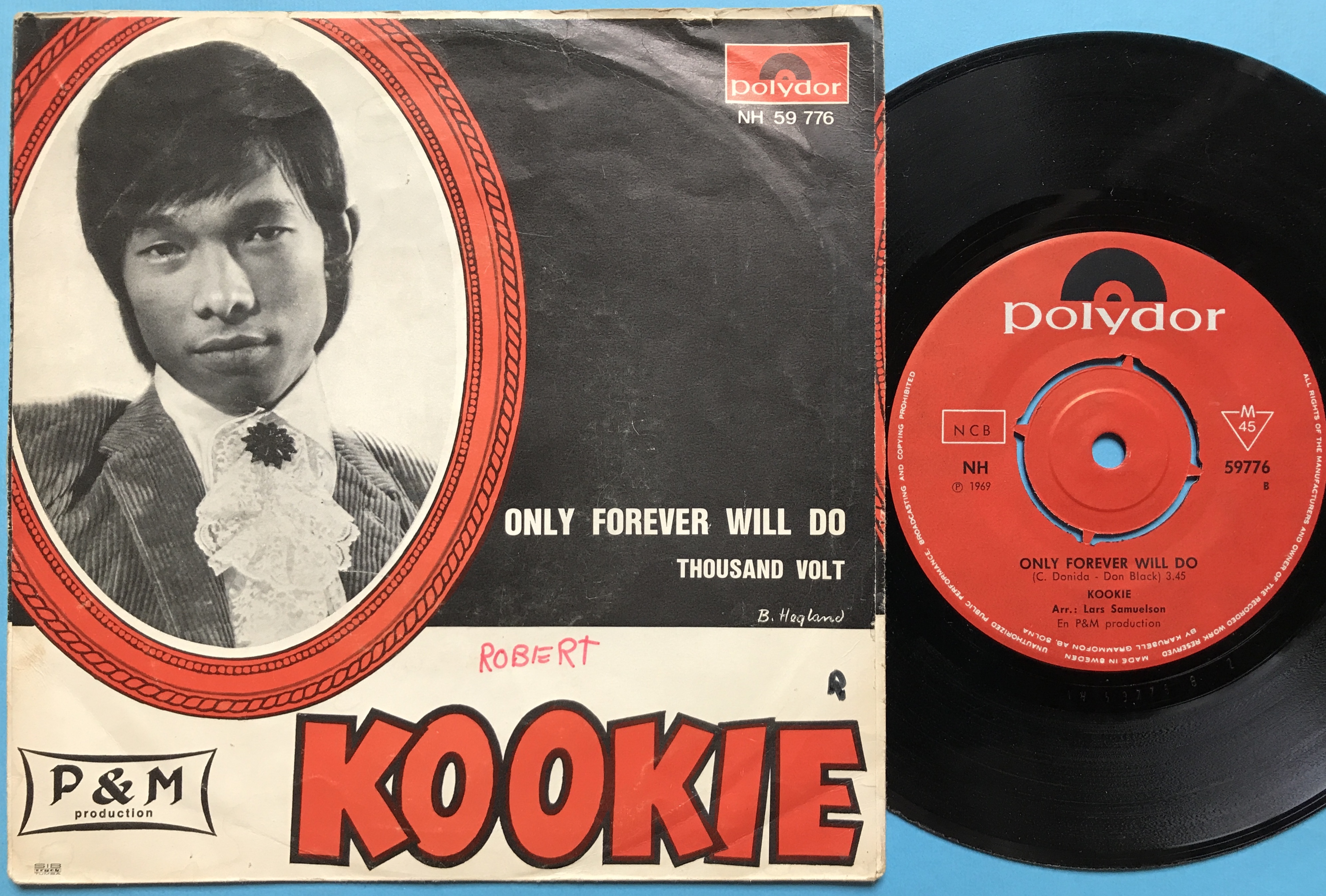 KOOKIE (HEP STARS) - Thousand volt Swe PS 1969 - 2