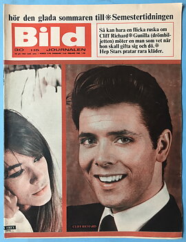 BILDJOURNALEN - nr 30 1965 Hep stars Svenne omslag