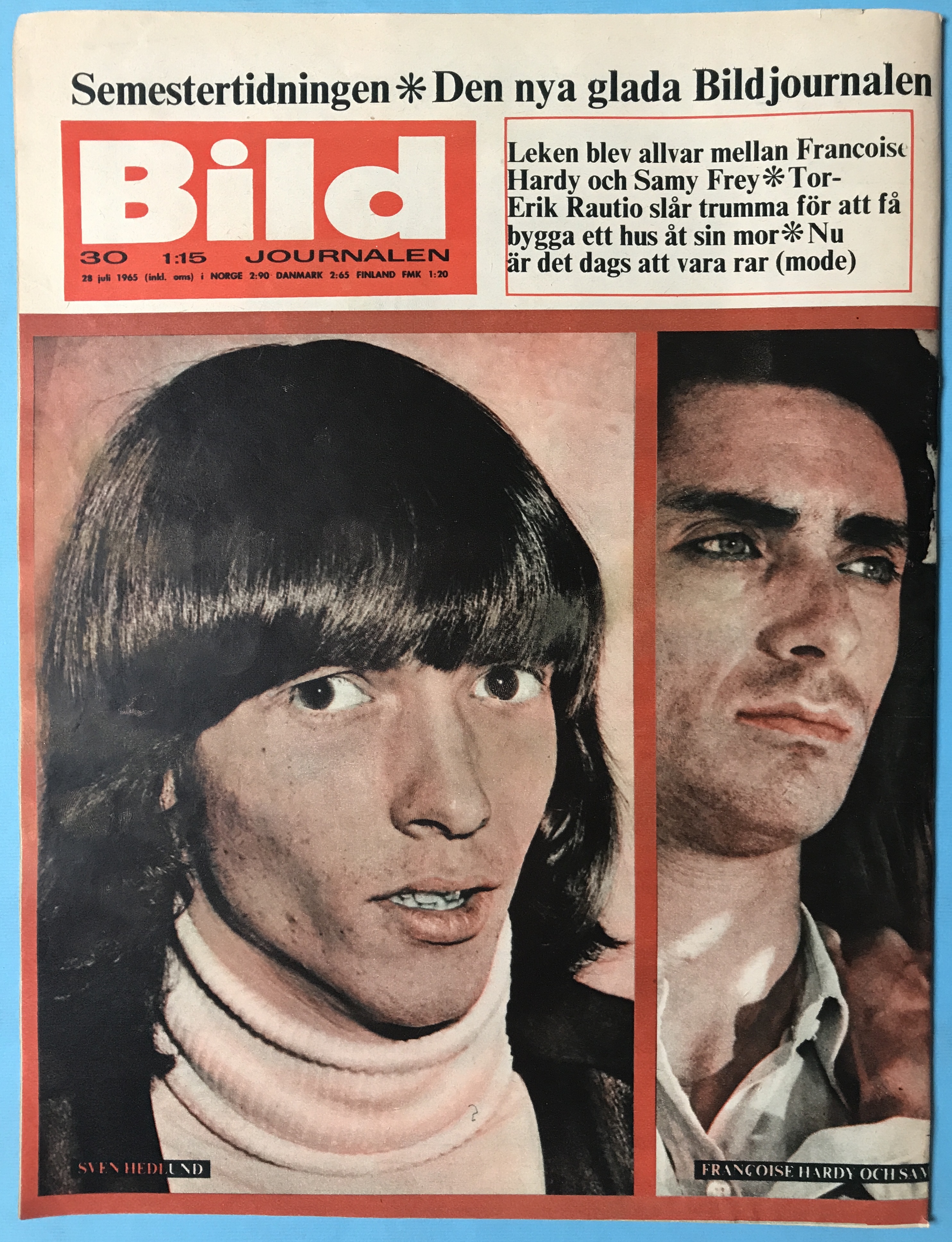 BILDJOURNALEN - nr 30 1965 Hep stars Svenne omslag - 2