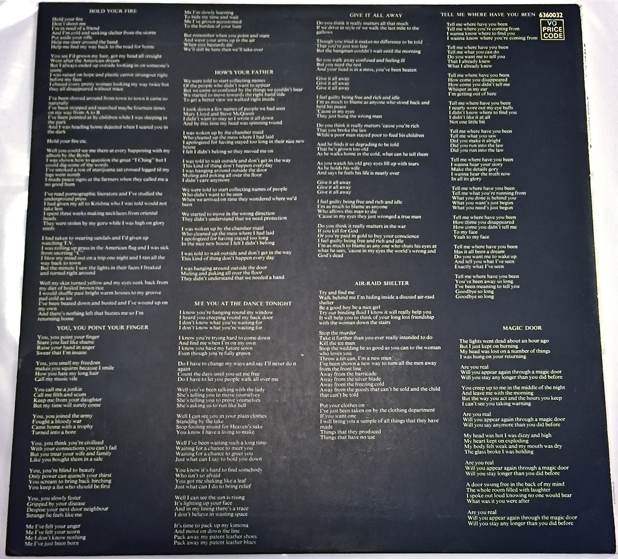 PATTO - Hold your fire UK-orig Vertigo LP 1971 - 3