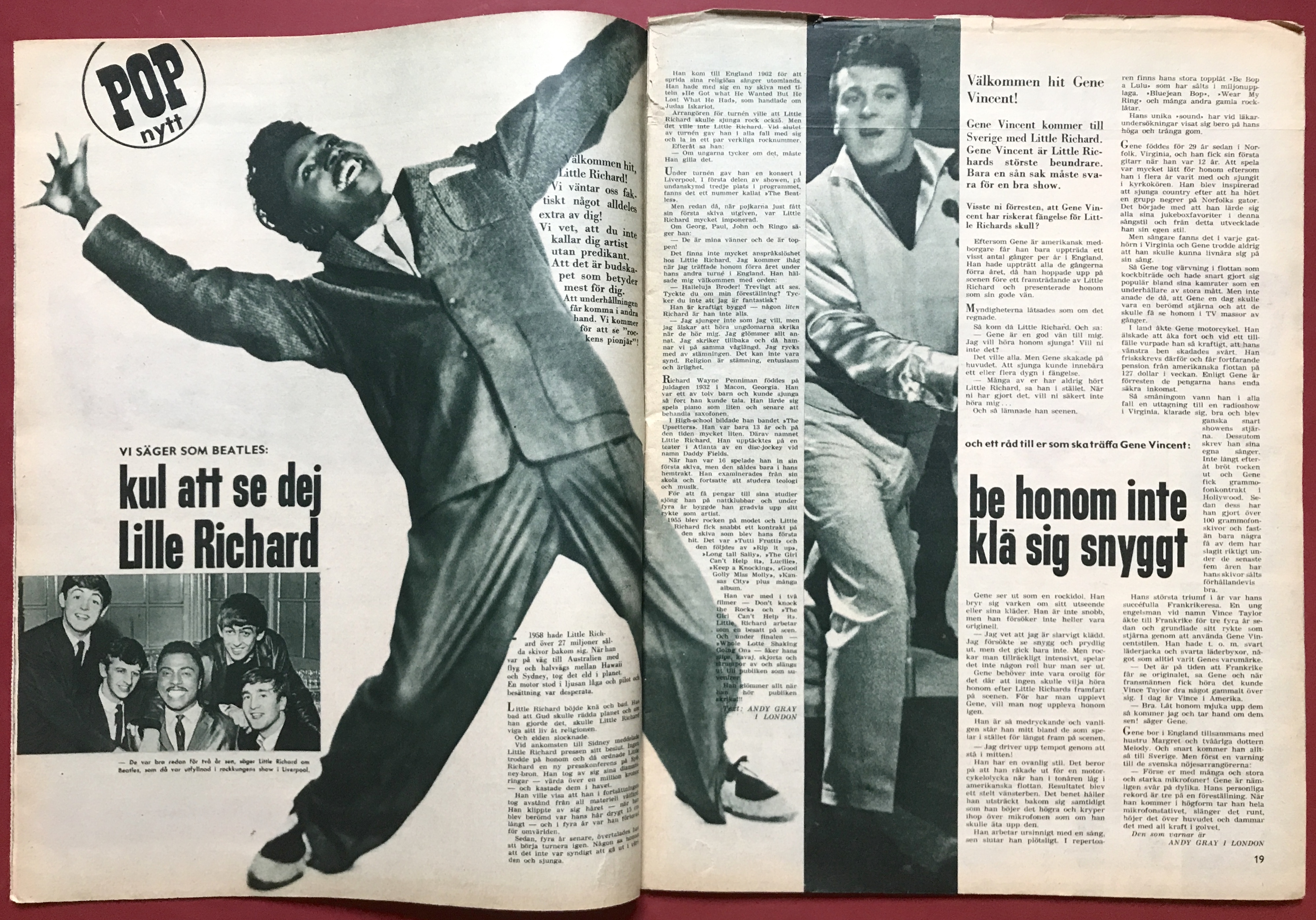 BILDJOURNALEN - nr 42 1964 ELVIS PRESLEY omslag - 5
