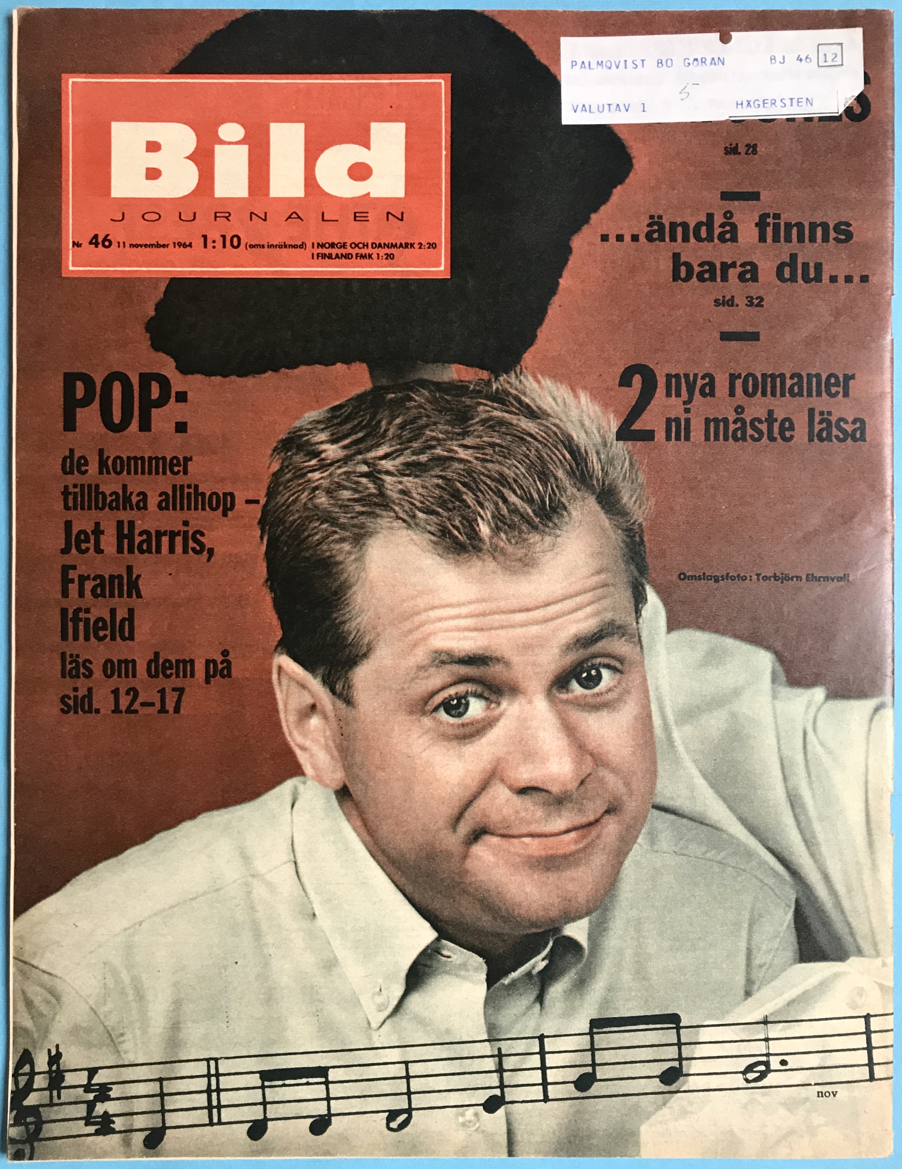 BILDJOURNALEN - nr 46 1964 med NICO - 2