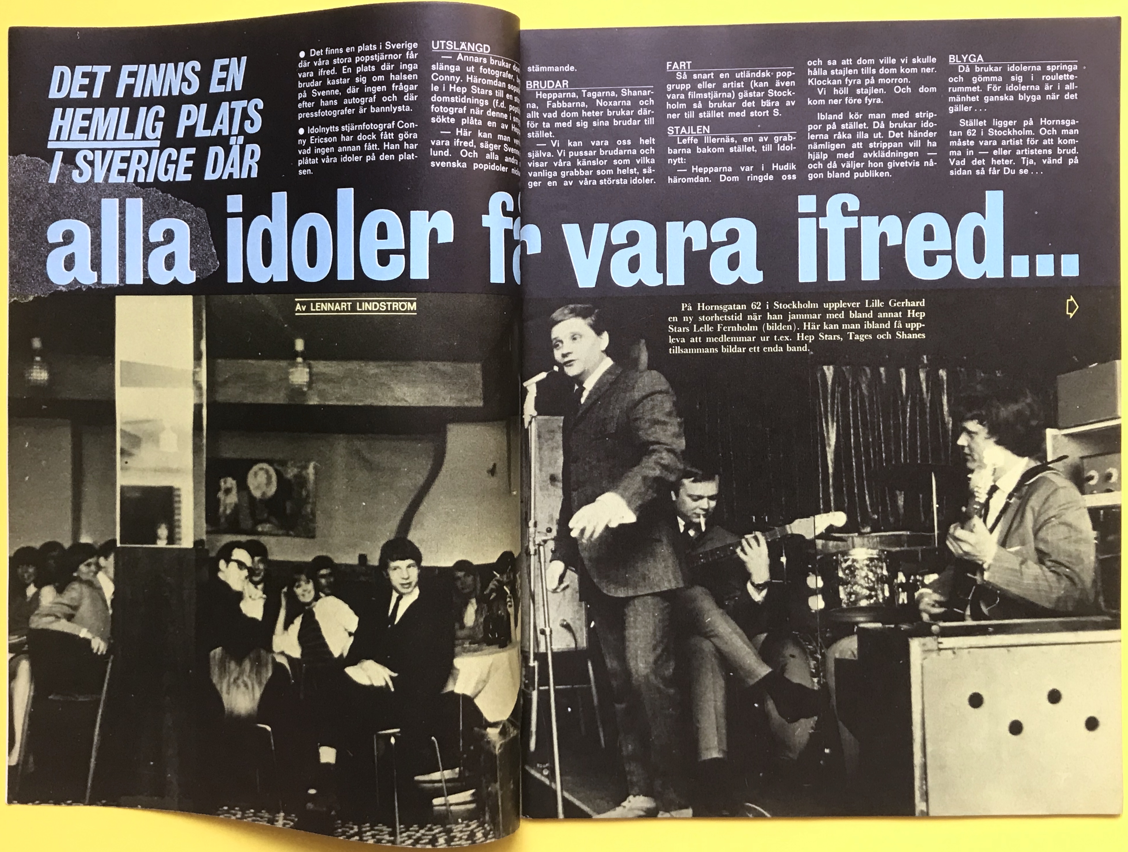 IDOLNYTT - No 11 1967 TAGES / Tommy omslag - 3