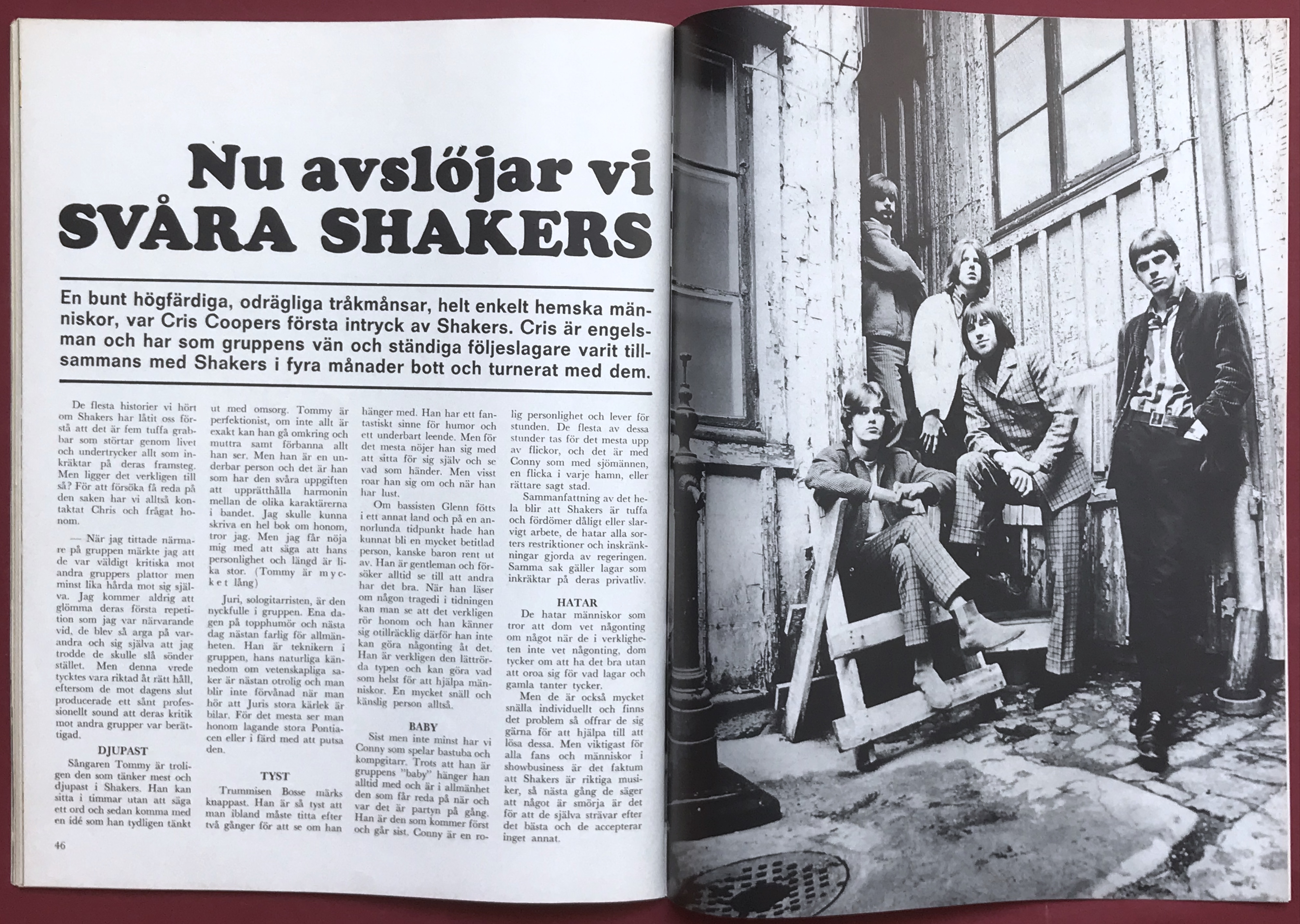 IDOLNYTT - No 11 1967 TAGES / Tommy omslag - 14