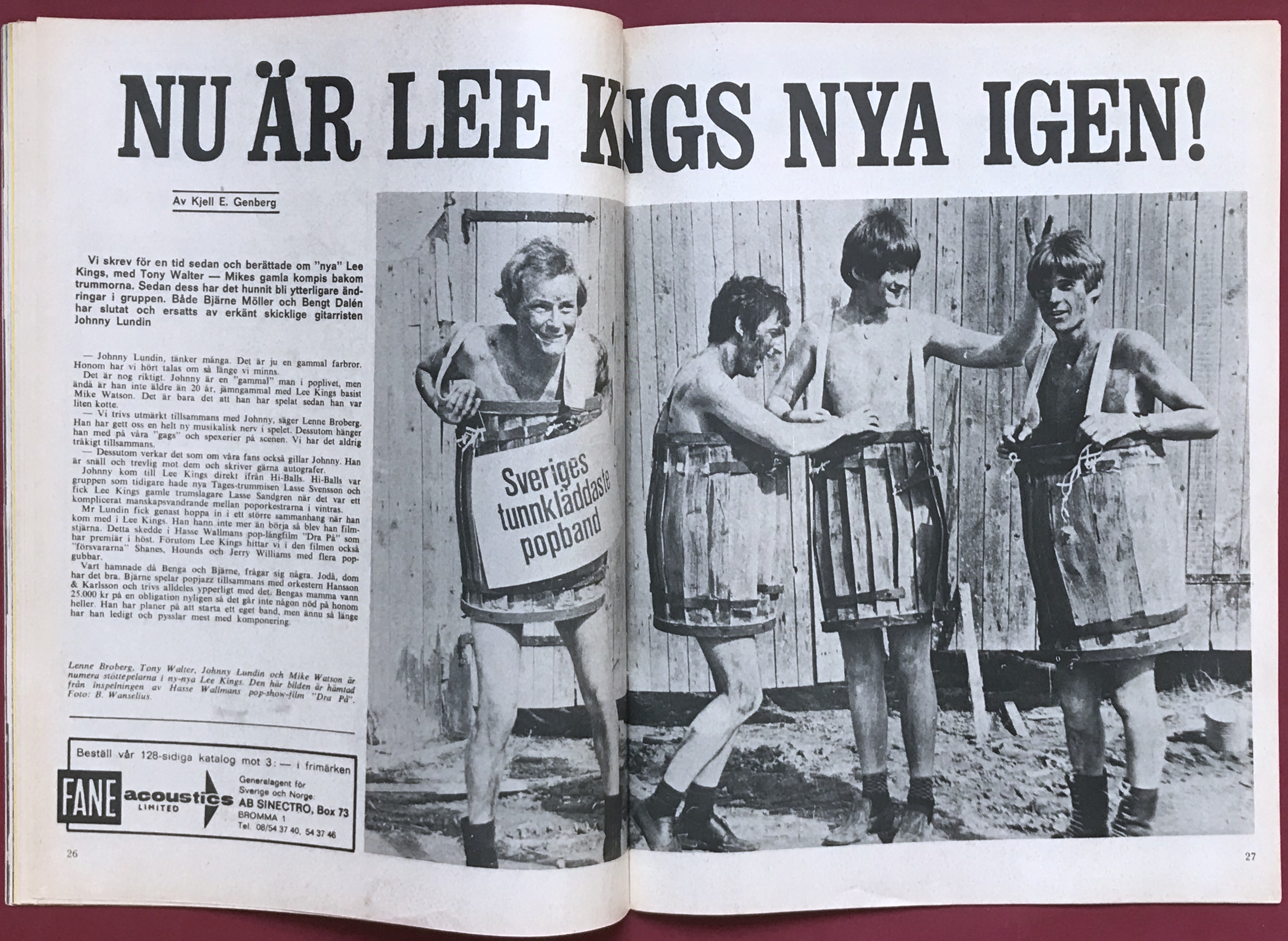 IDOLNYTT - No 11 1967 TAGES / Tommy omslag - 9
