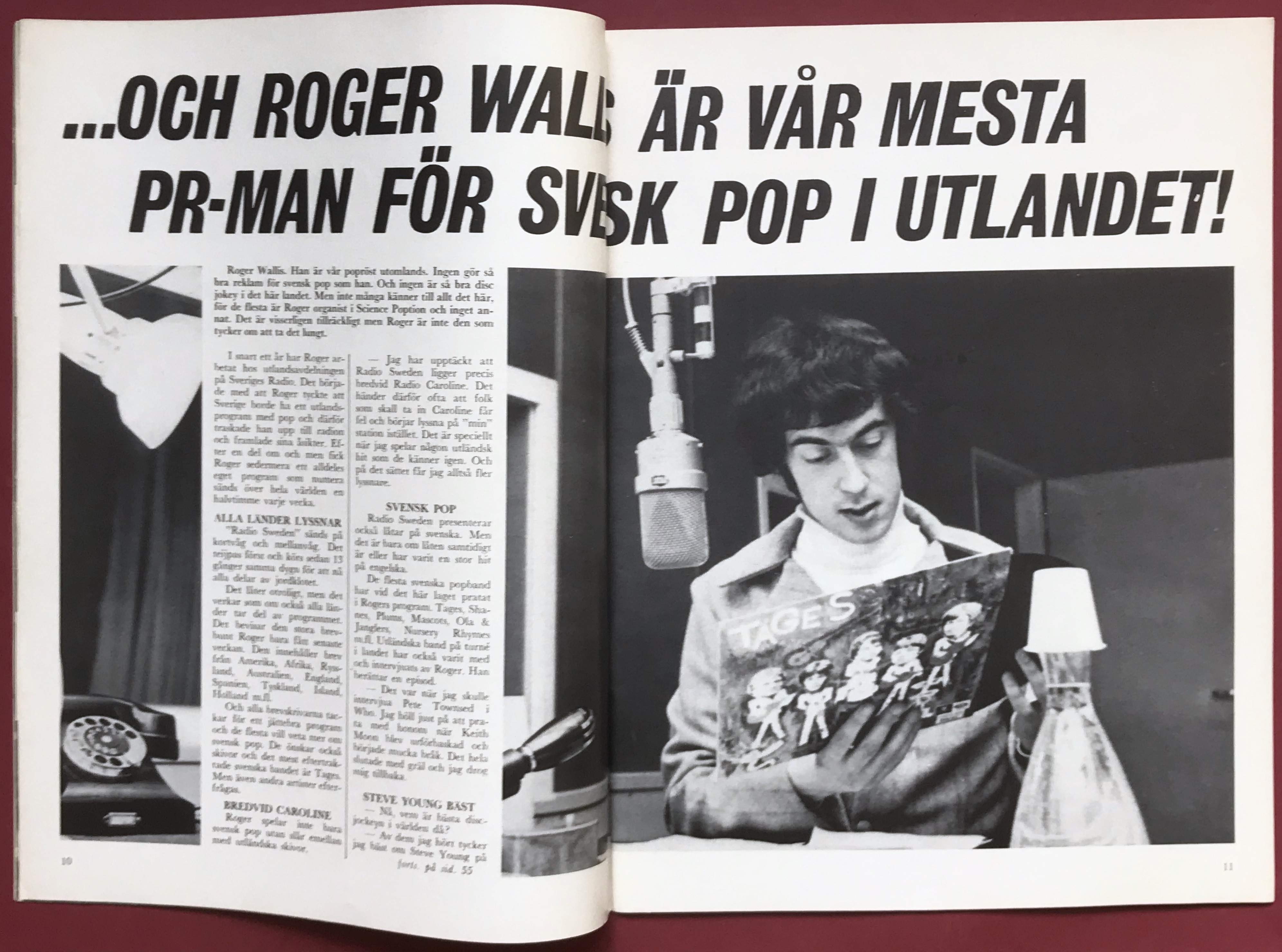 IDOLNYTT - No 11 1967 TAGES / Tommy omslag - 6
