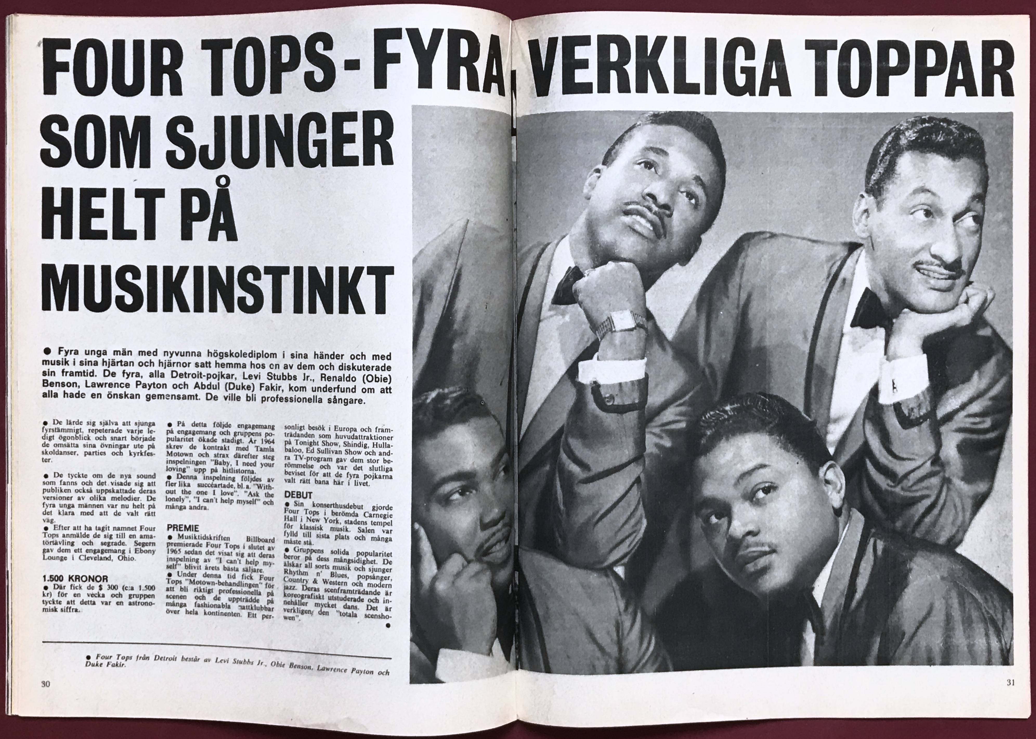 IDOLNYTT - No 11 1967 TAGES / Tommy omslag - 11