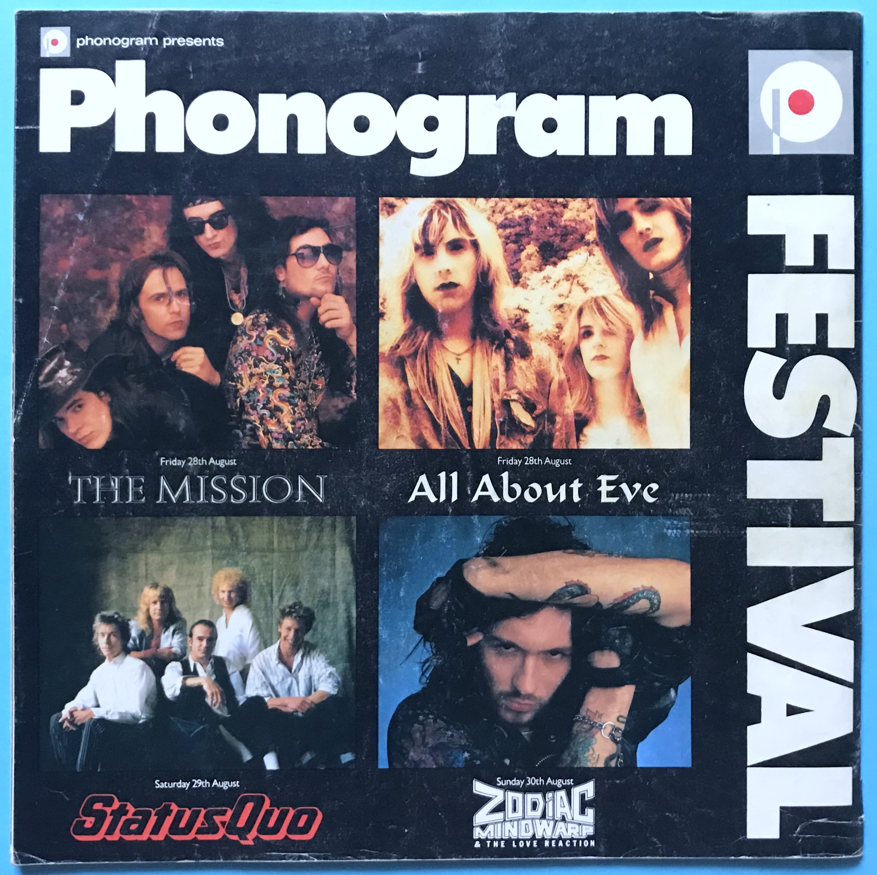 READING FESTIVAL - Concert program 1987 - 2