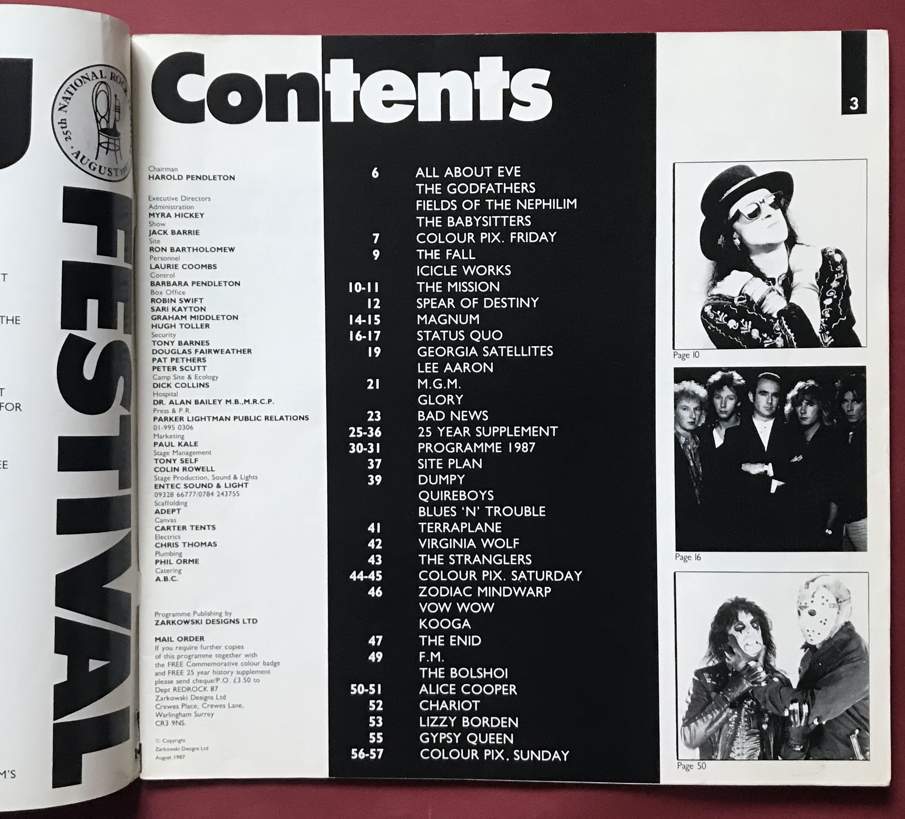 READING FESTIVAL - Concert program 1987 - 3