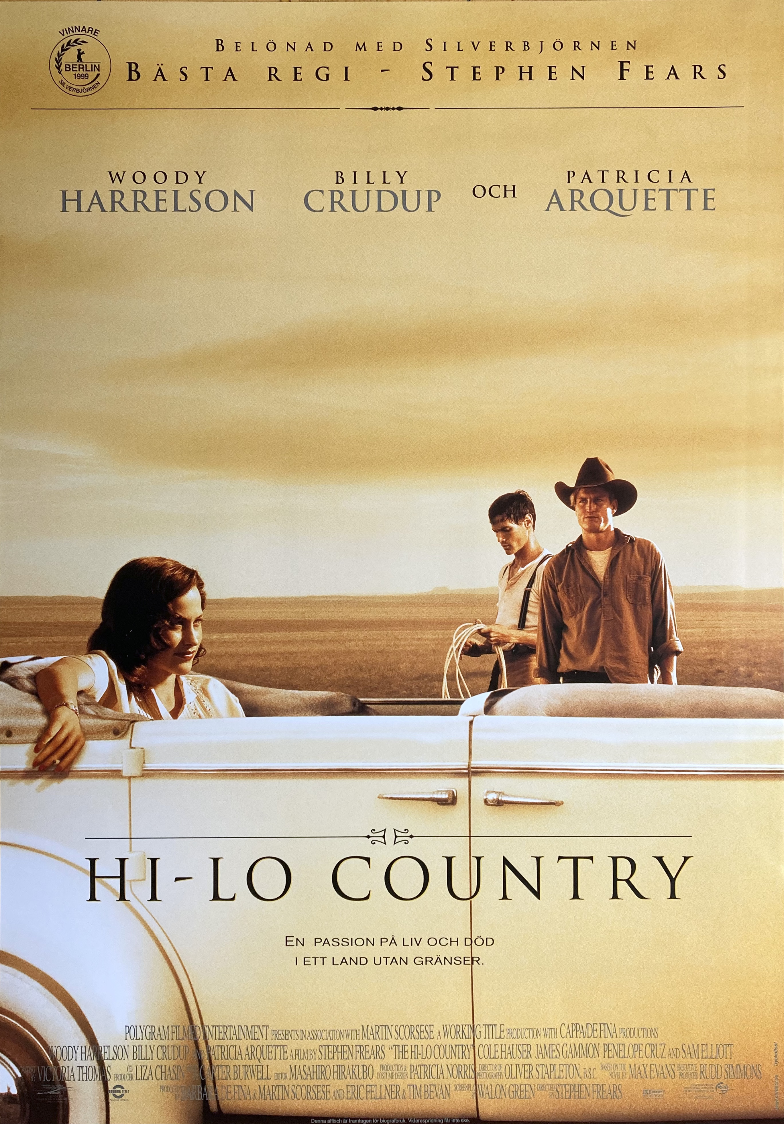 HI-LO COUNTRY (1998) Feltryck