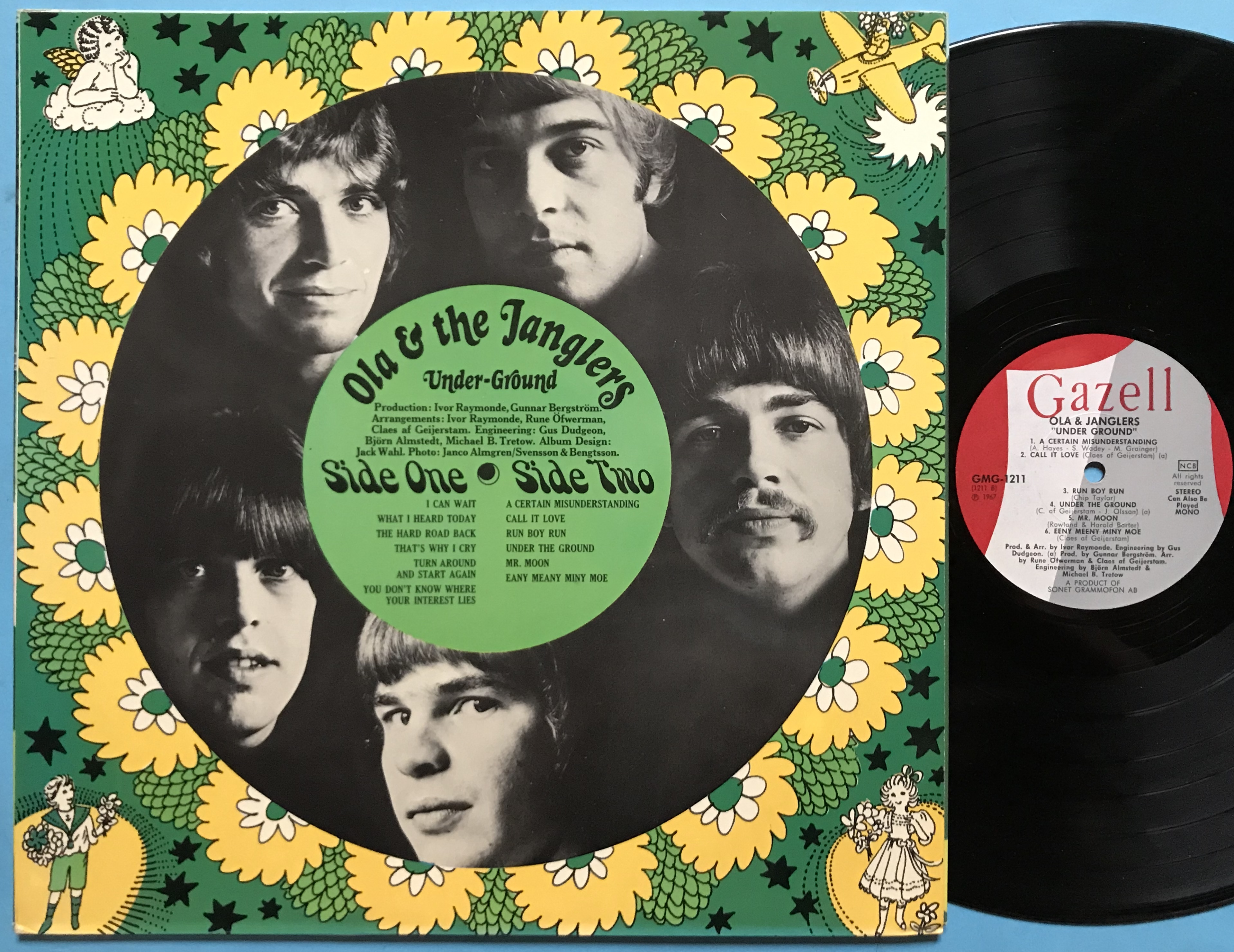OLA & JANGLERS - Under-ground Swe-orig LP 1967 - 2
