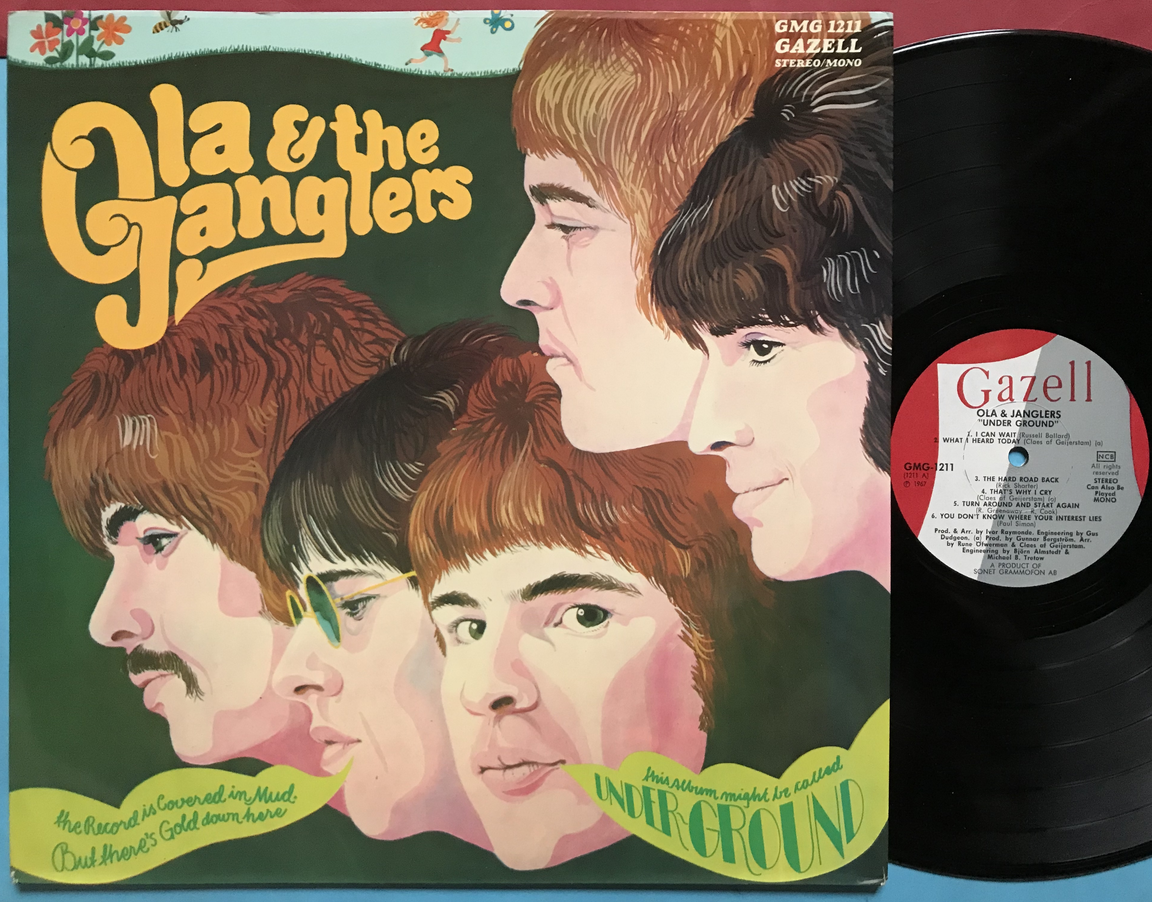 OLA & JANGLERS - Under-ground Swe-orig LP 1967