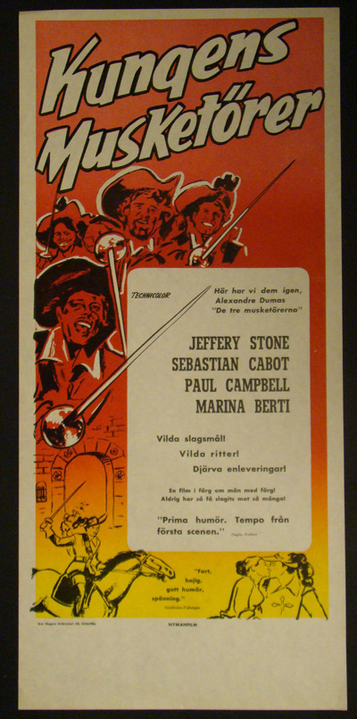 KUNGENS MUSKETÖRER (1959)