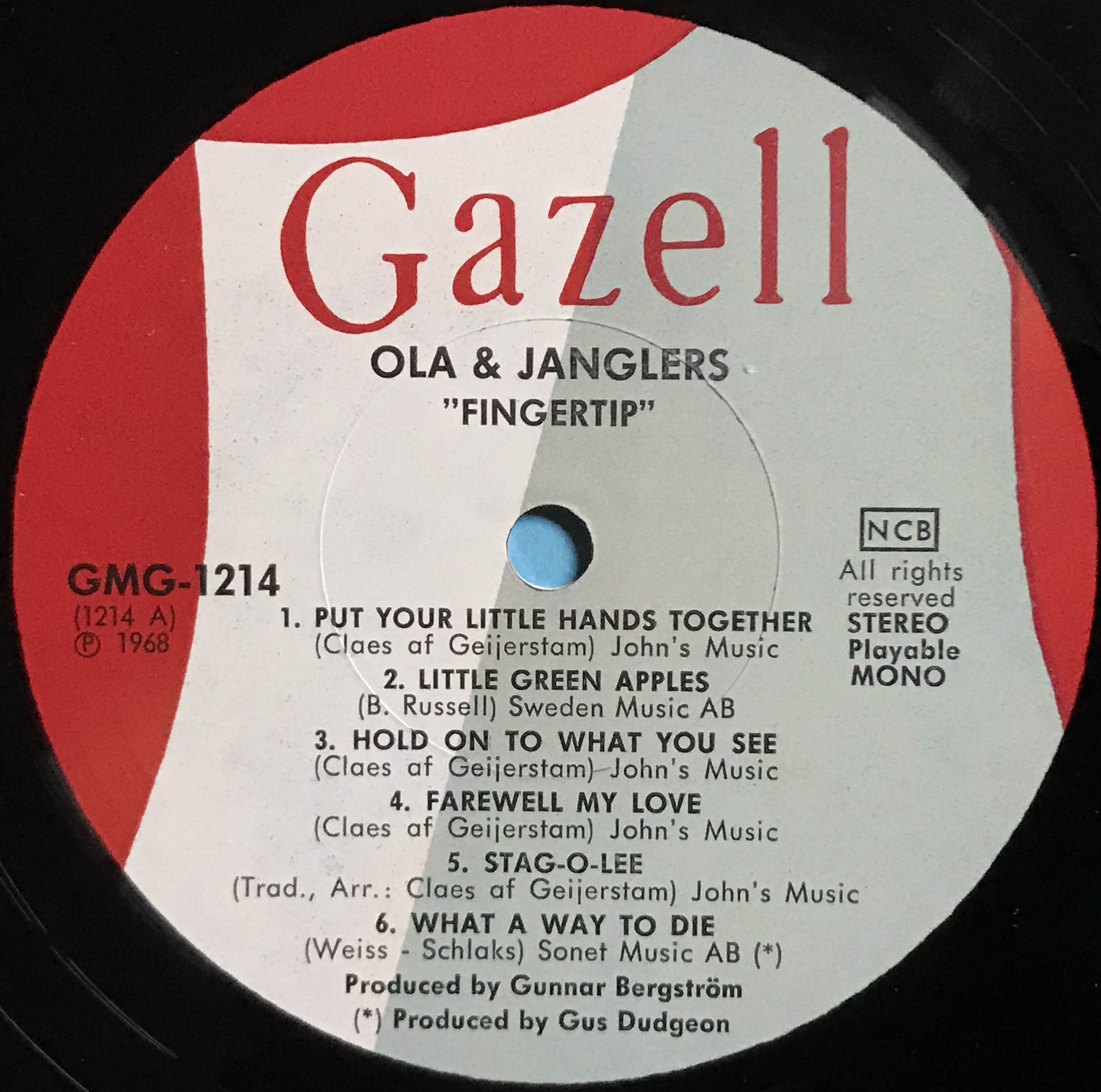 OLA & JANGLERS - Let´s dance Swe-orig LP 1968 - 3