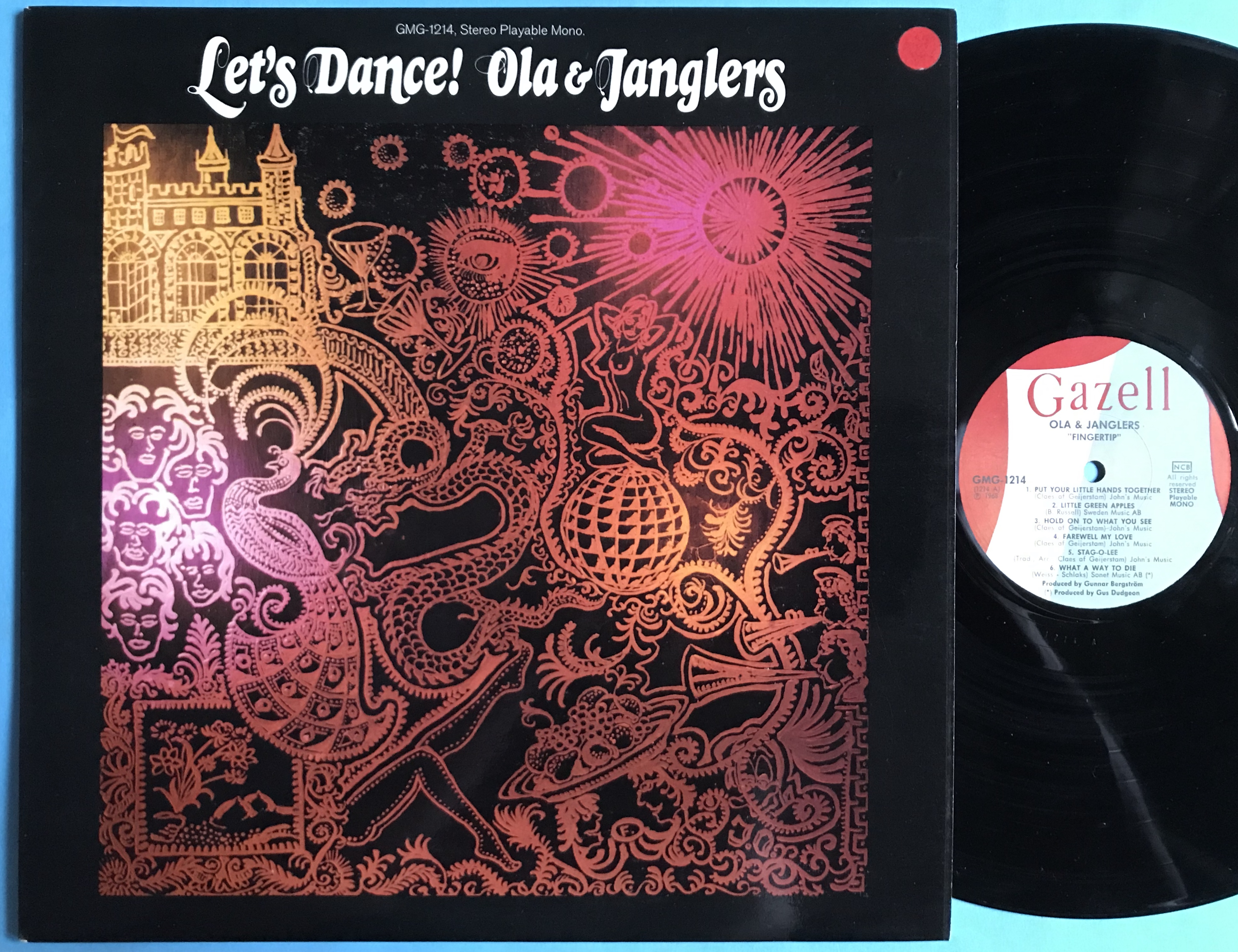 OLA & JANGLERS - Let´s dance Swe-orig LP 1968
