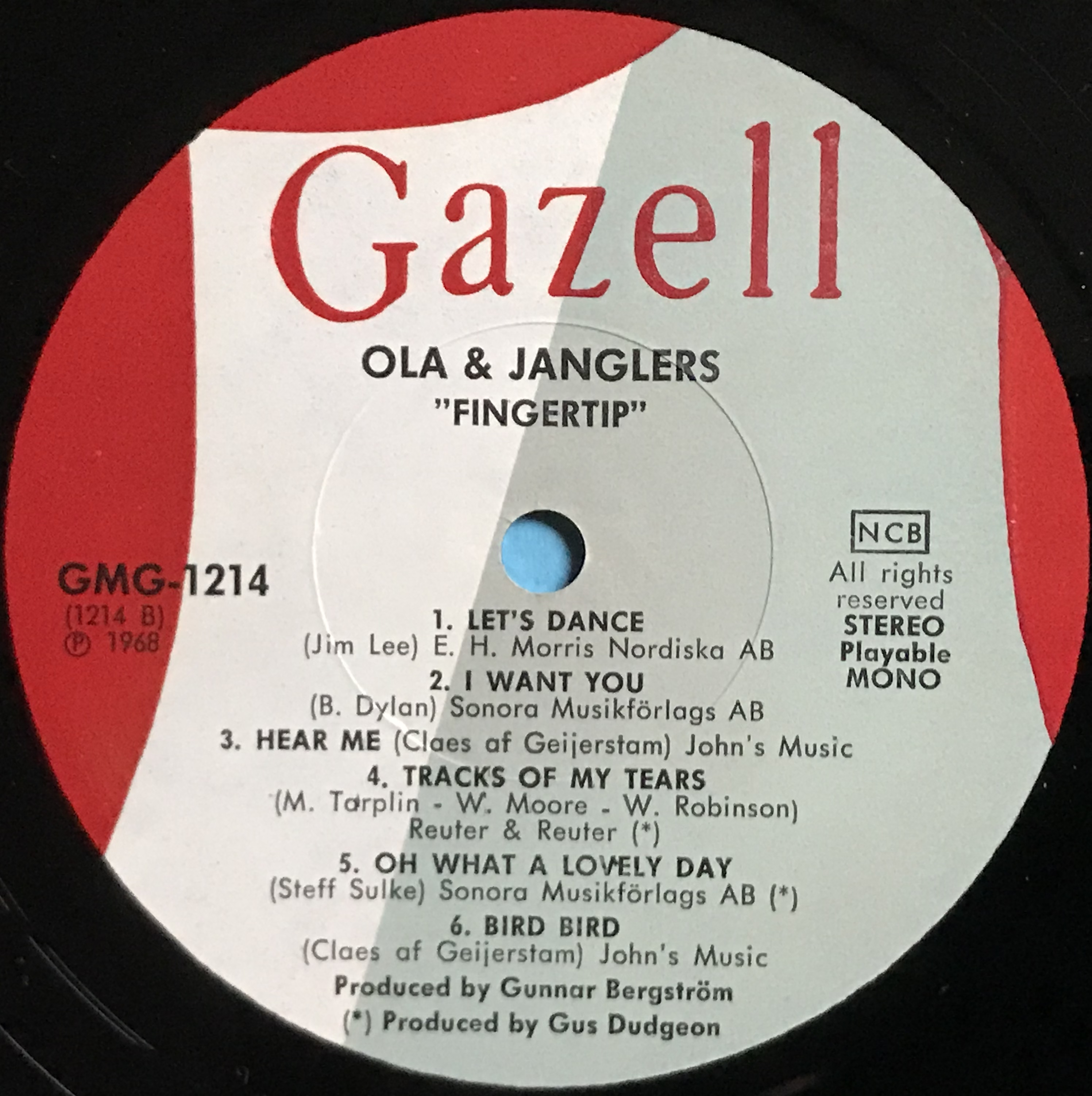 OLA & JANGLERS - Let´s dance Swe-orig LP 1968 - 4