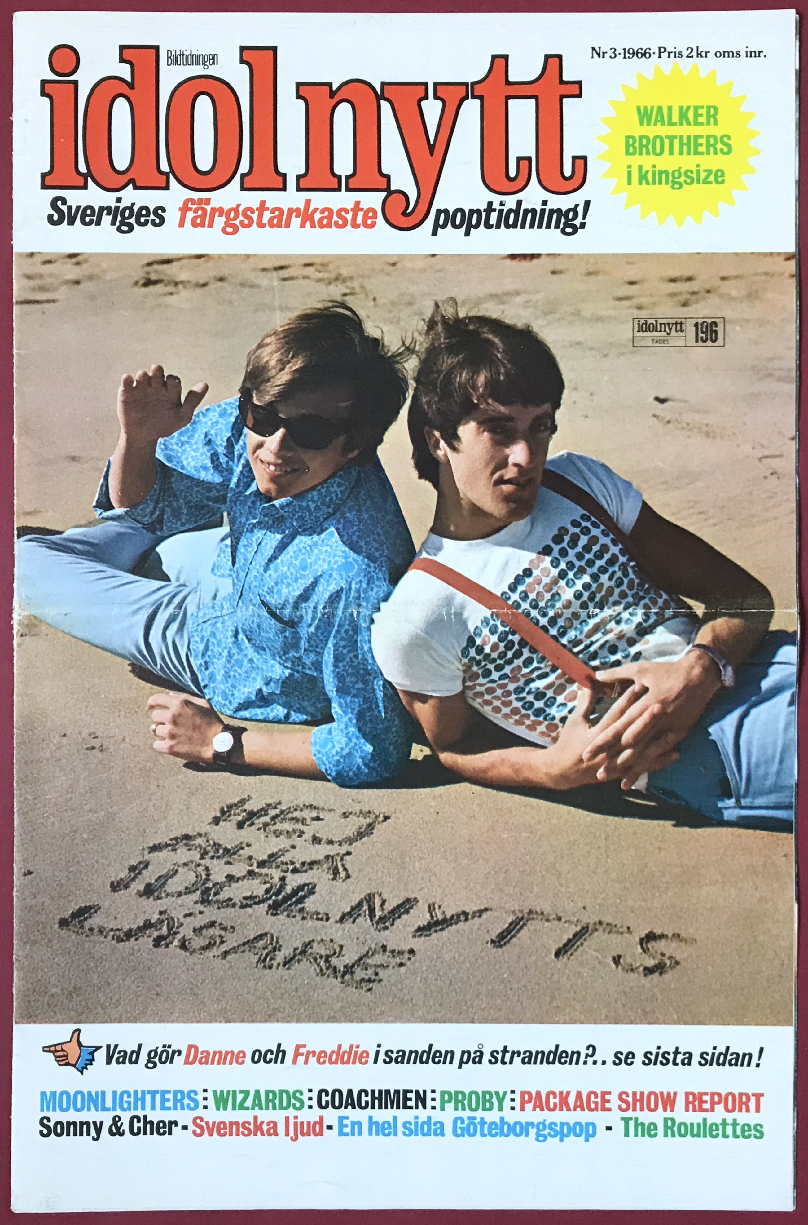 IDOLNYTT - Nr 3 1966 TAGES omslag