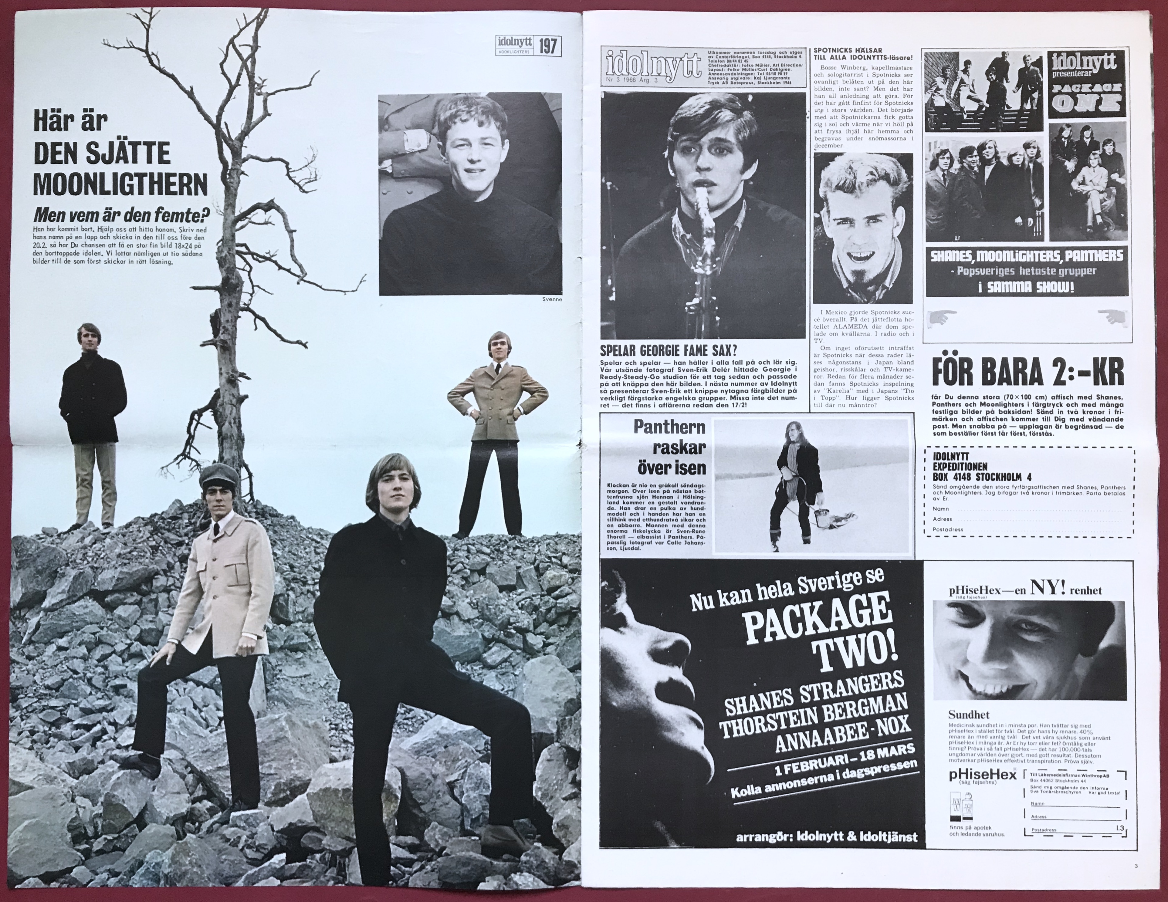 IDOLNYTT - Nr 3 1966 TAGES omslag - 3