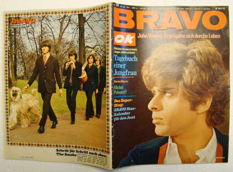 BRAVO no 23 1967 Kalender Michel Polnareff