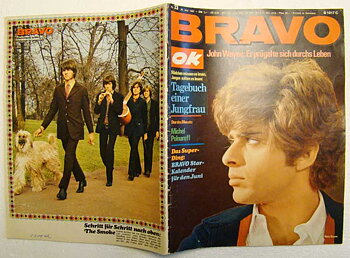 BRAVO no 23 1967 Kalender Michel Polnareff