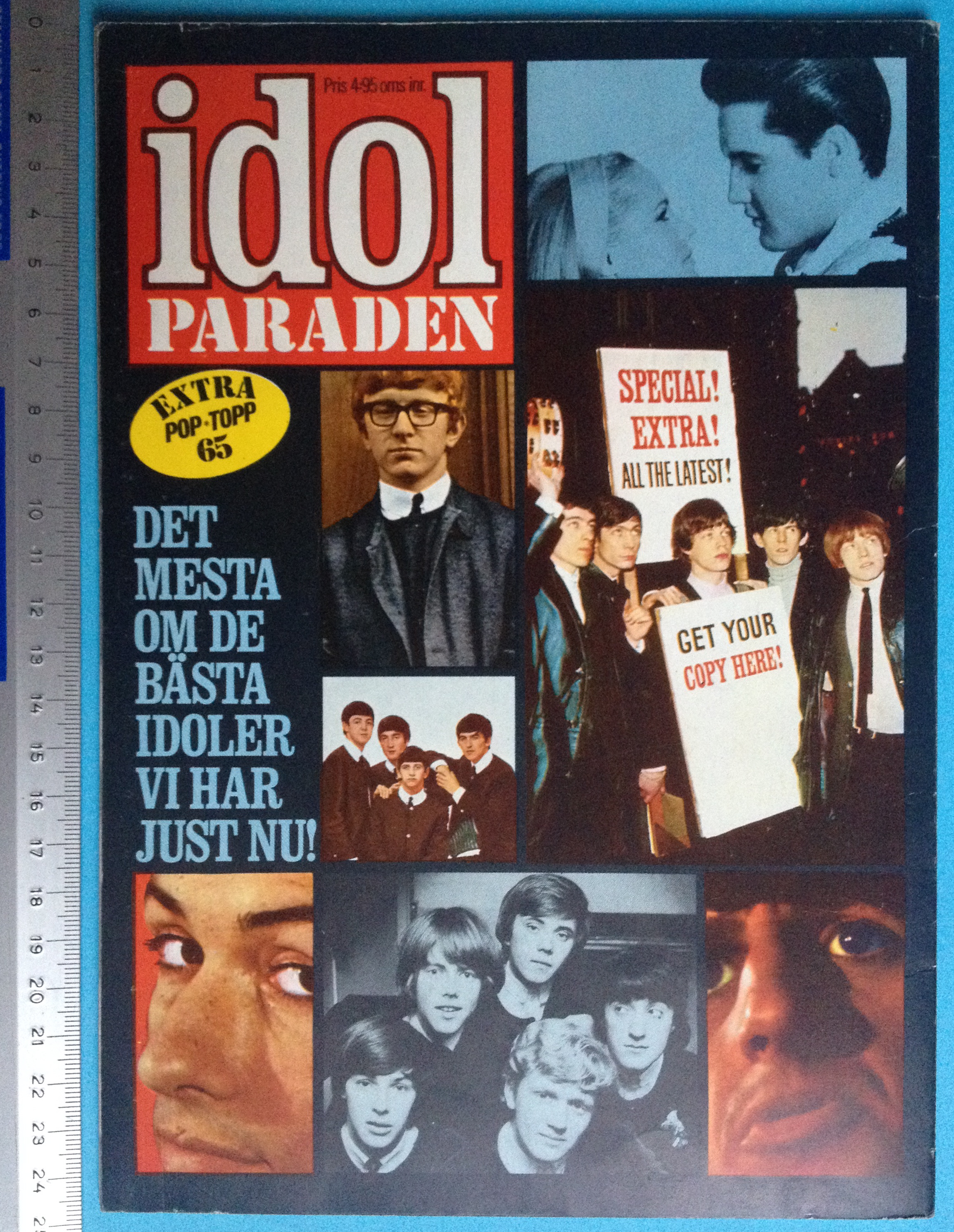 IDOLPARADEN 1965 - BEATLES ELVIS ROLLING STONES  - 2