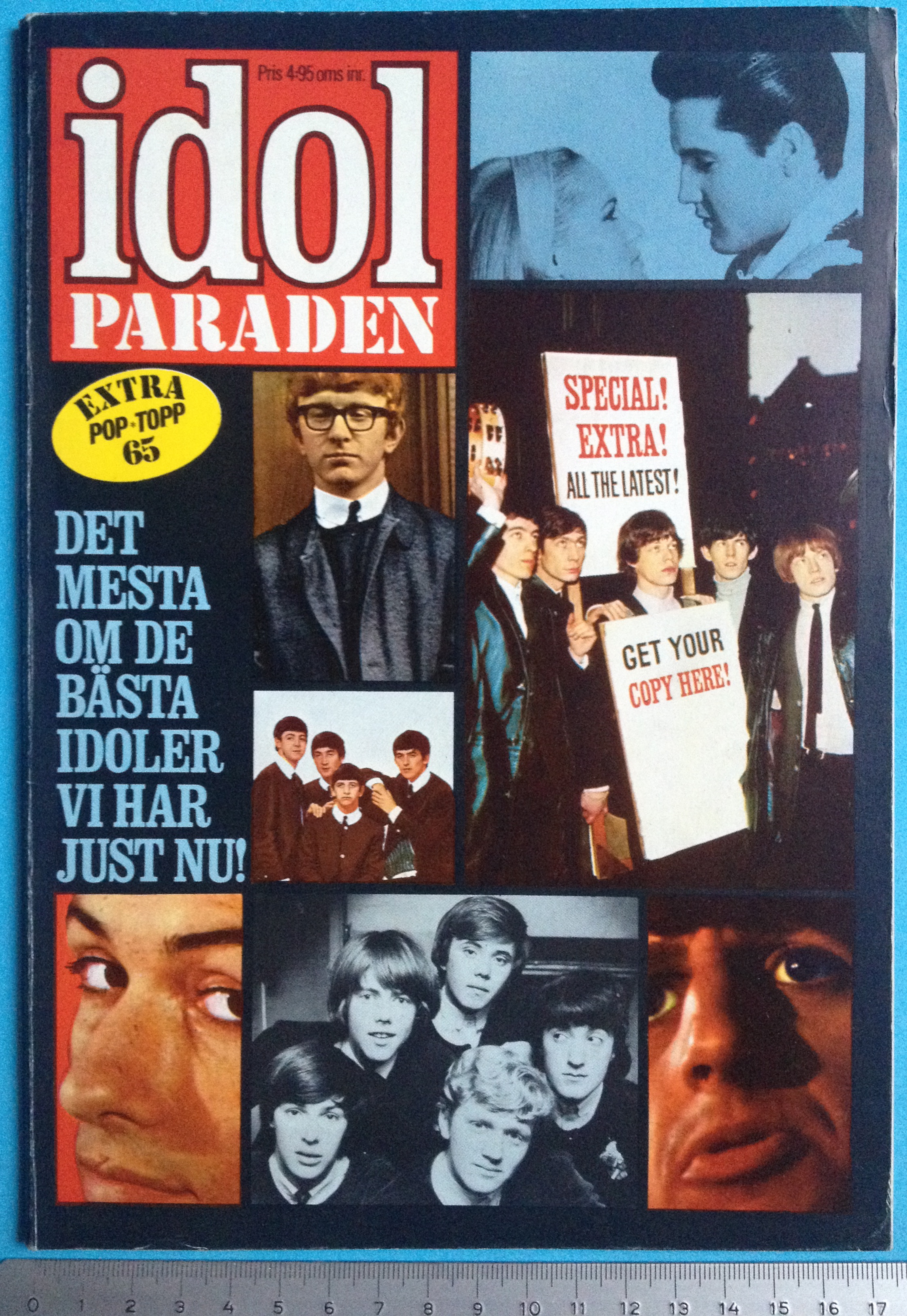 IDOLPARADEN 1965 - BEATLES ELVIS ROLLING STONES 