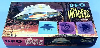 UFO from The INVADERS - AURORA byggmodell 1968