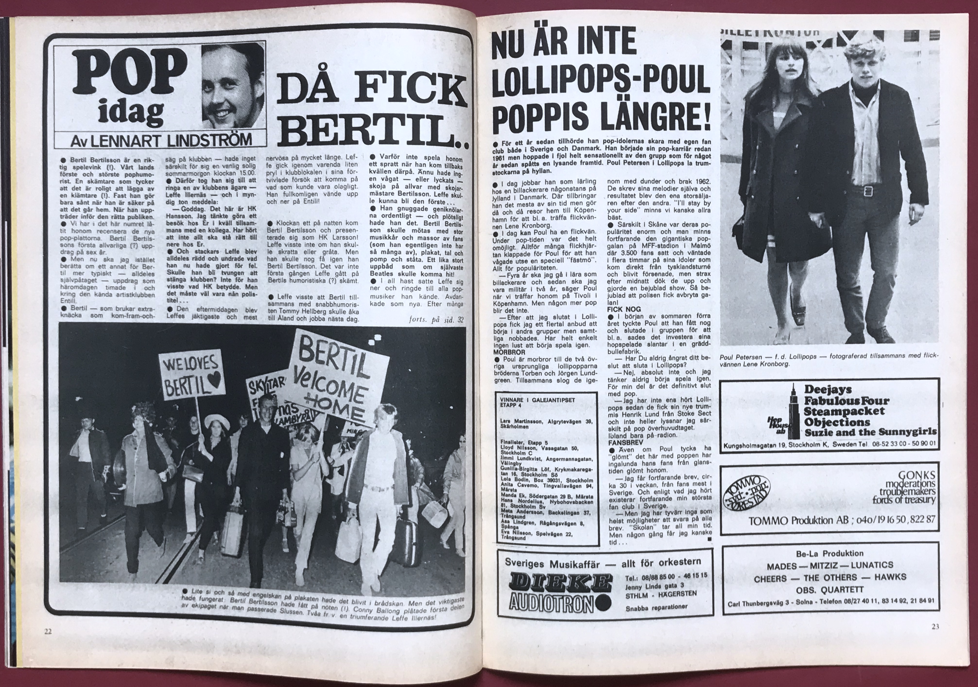 IDOLNYTT - No 13 1967 HOLLIES / Graham Nash omslag - 8