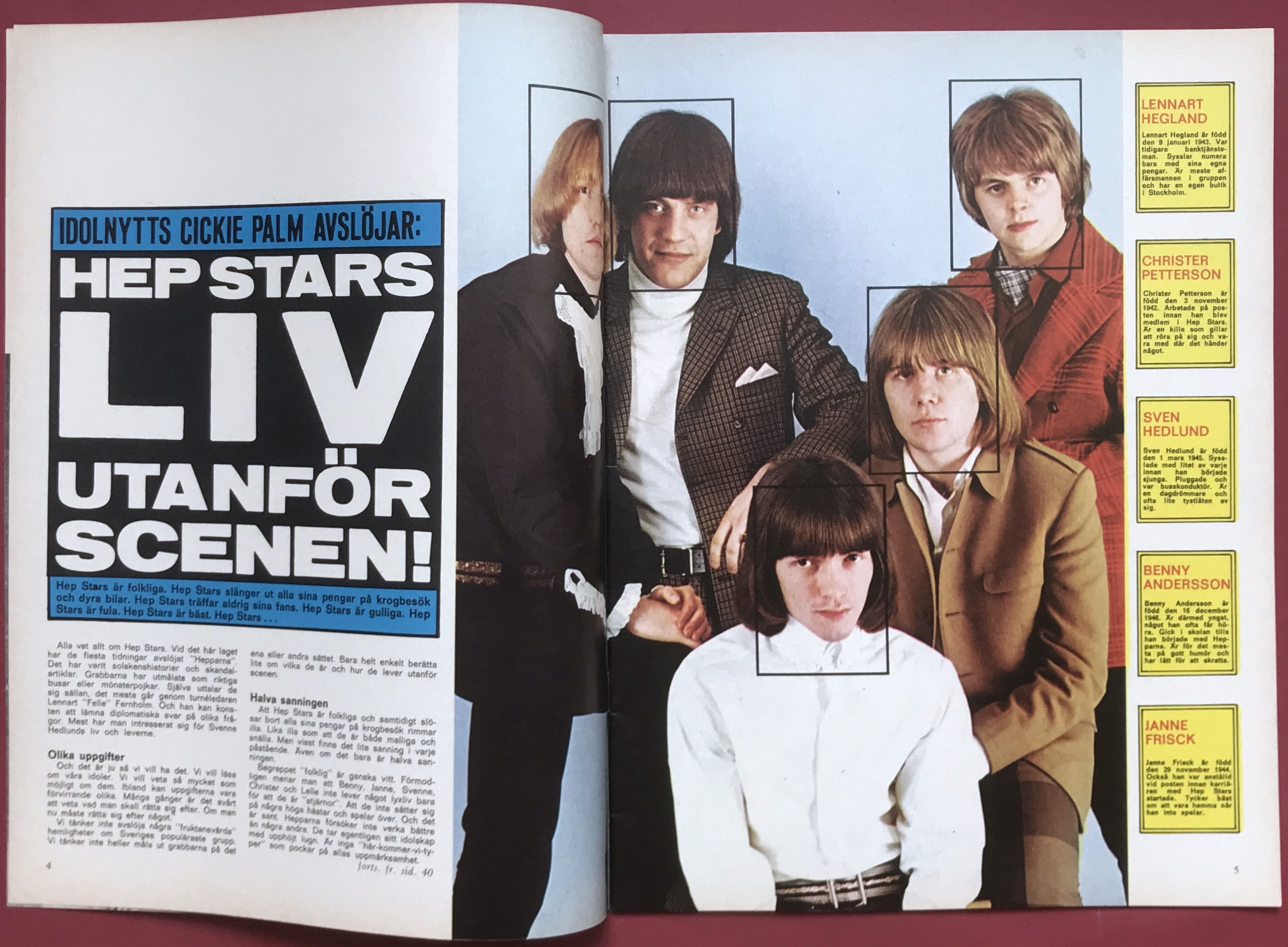 IDOLNYTT - No 13 1967 HOLLIES / Graham Nash omslag - 4