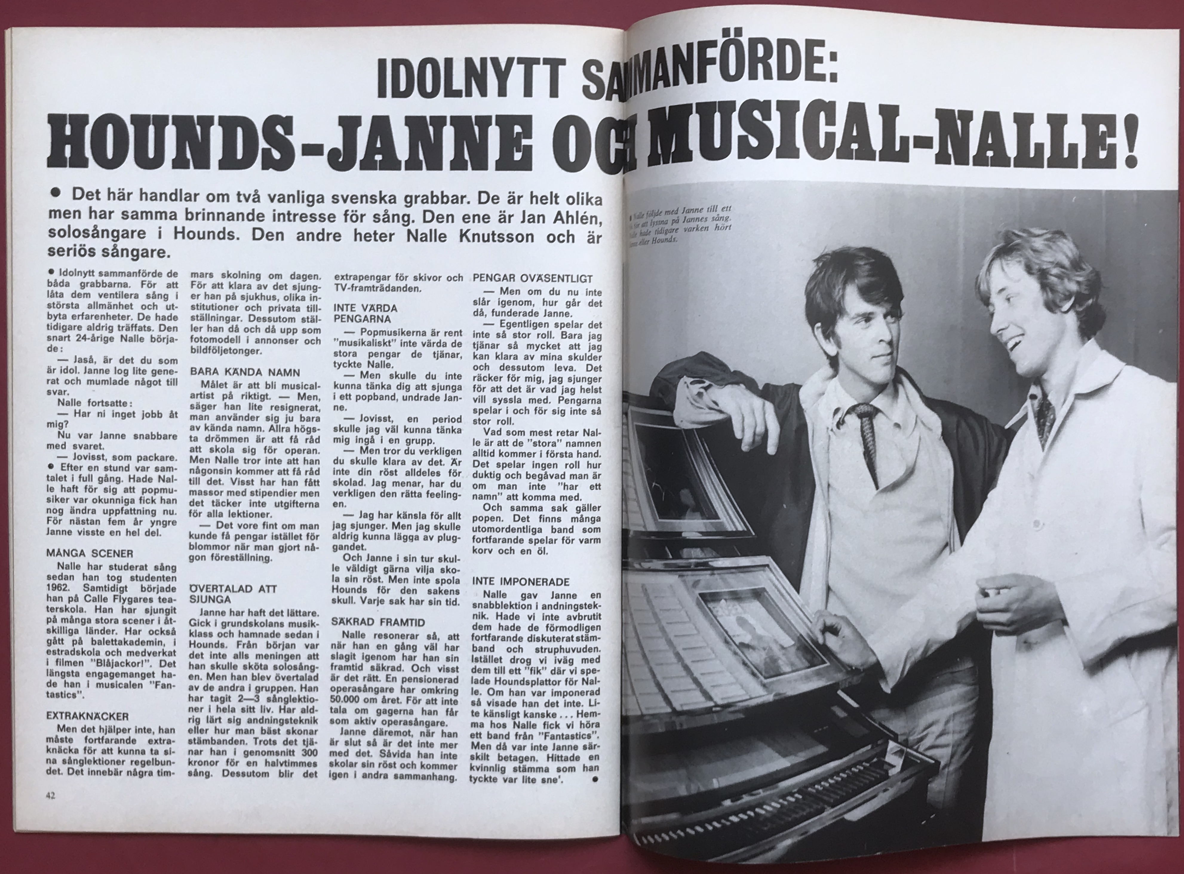 IDOLNYTT - No 13 1967 HOLLIES / Graham Nash omslag - 11