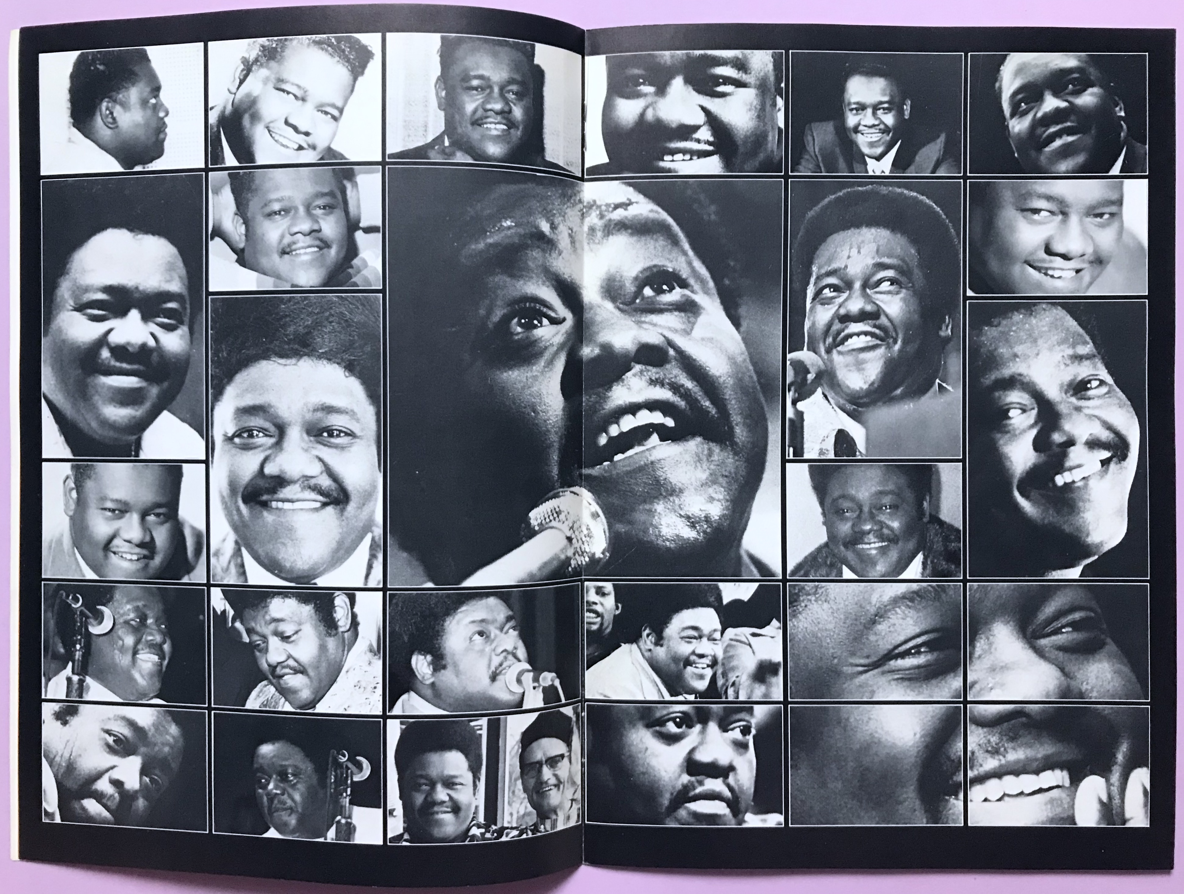 FATS DOMINO - SIGNED Tour program ca 1980 - 5