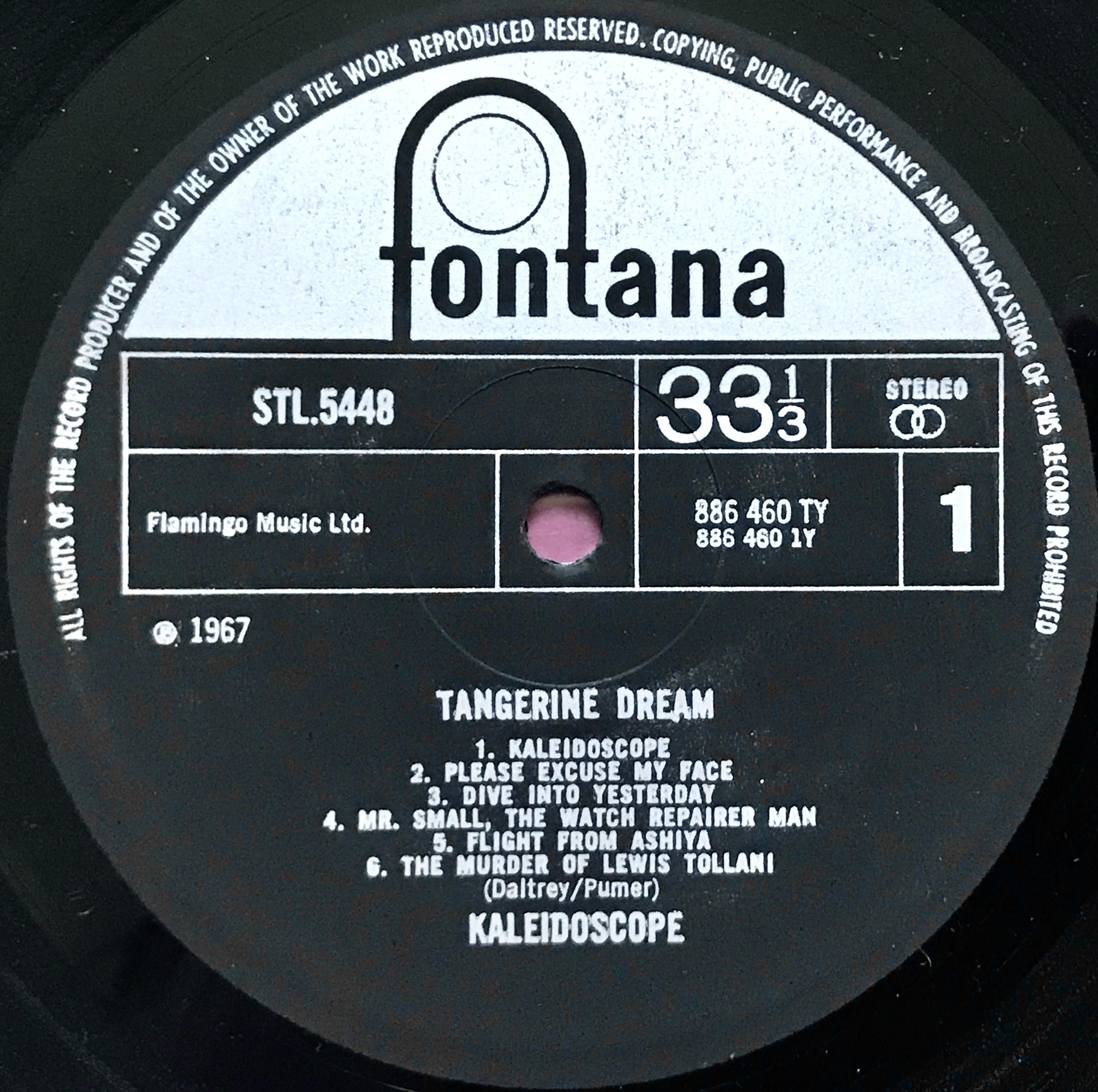 KALEIDOSCOPE - Tangerine dream UK-orig LP 1967 - 3