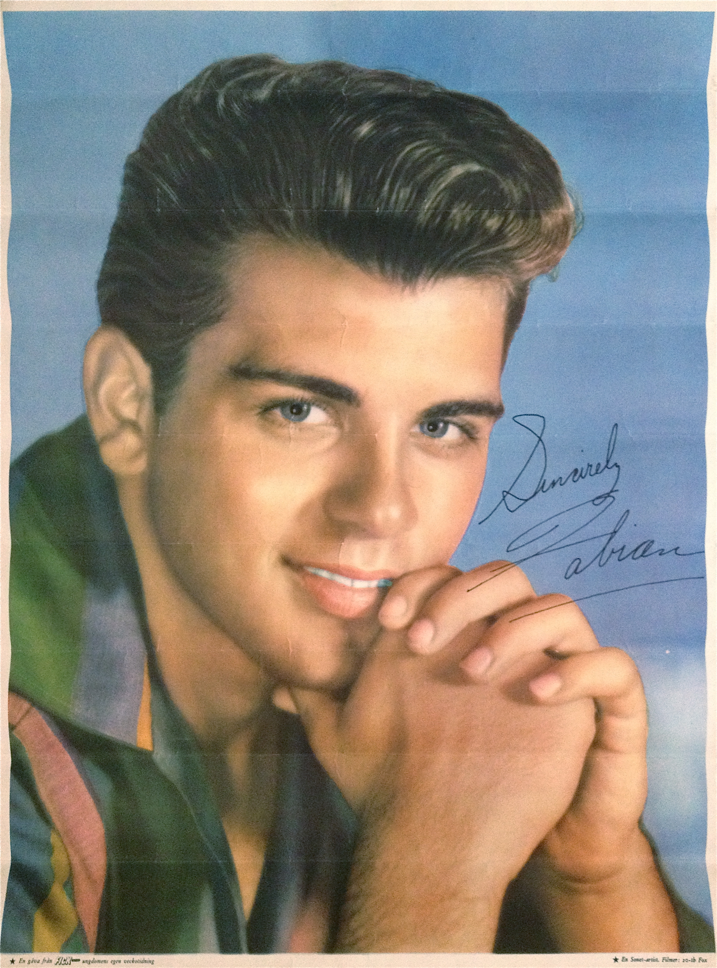 FABIAN (ca 1960) - Promo poster