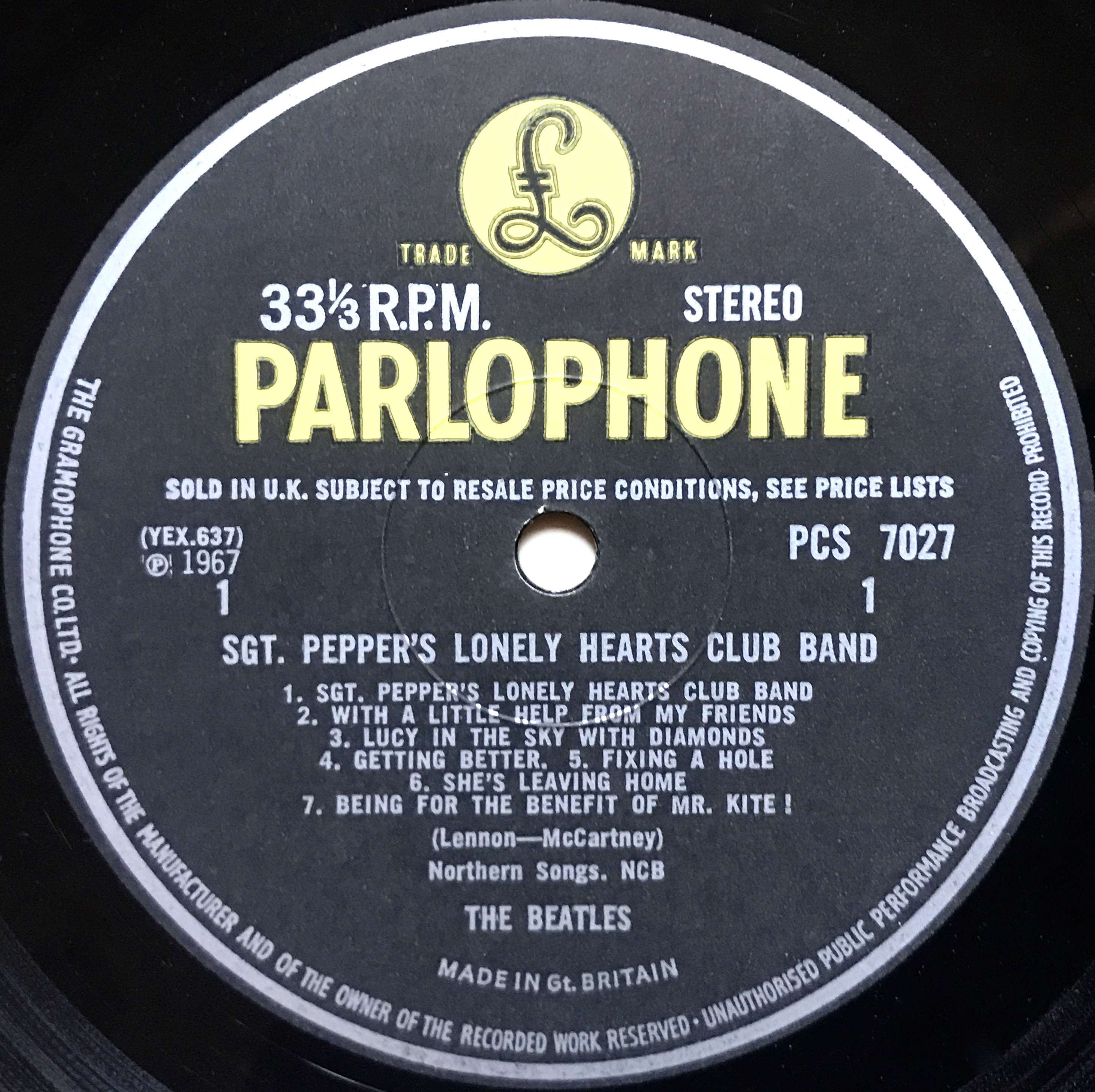 BEATLES - Sgt Peppers lonely hearts club band UK-orig Stereo LP 1967  - 4
