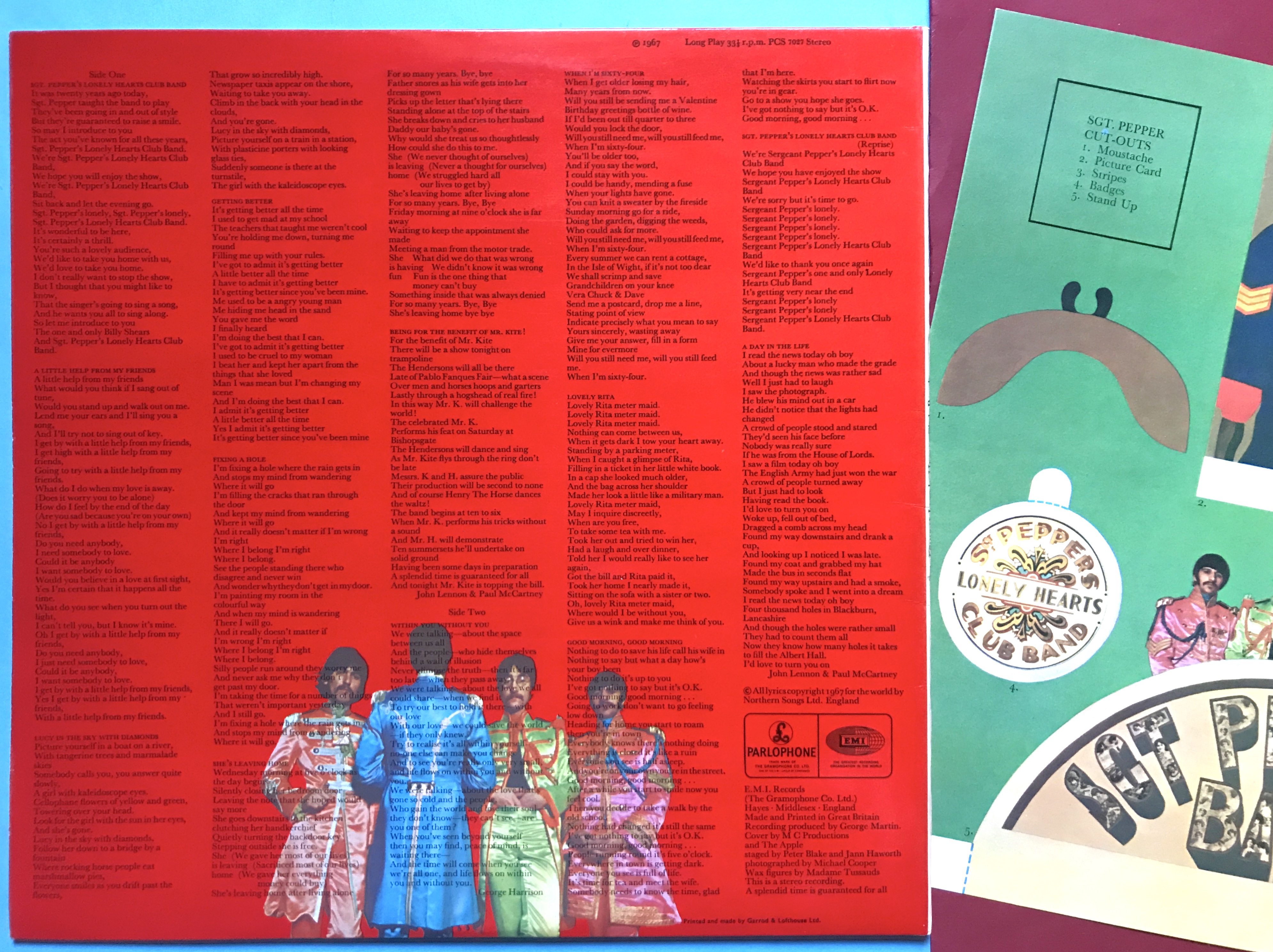 BEATLES - Sgt Peppers lonely hearts club band UK-orig Stereo LP 1967  - 2