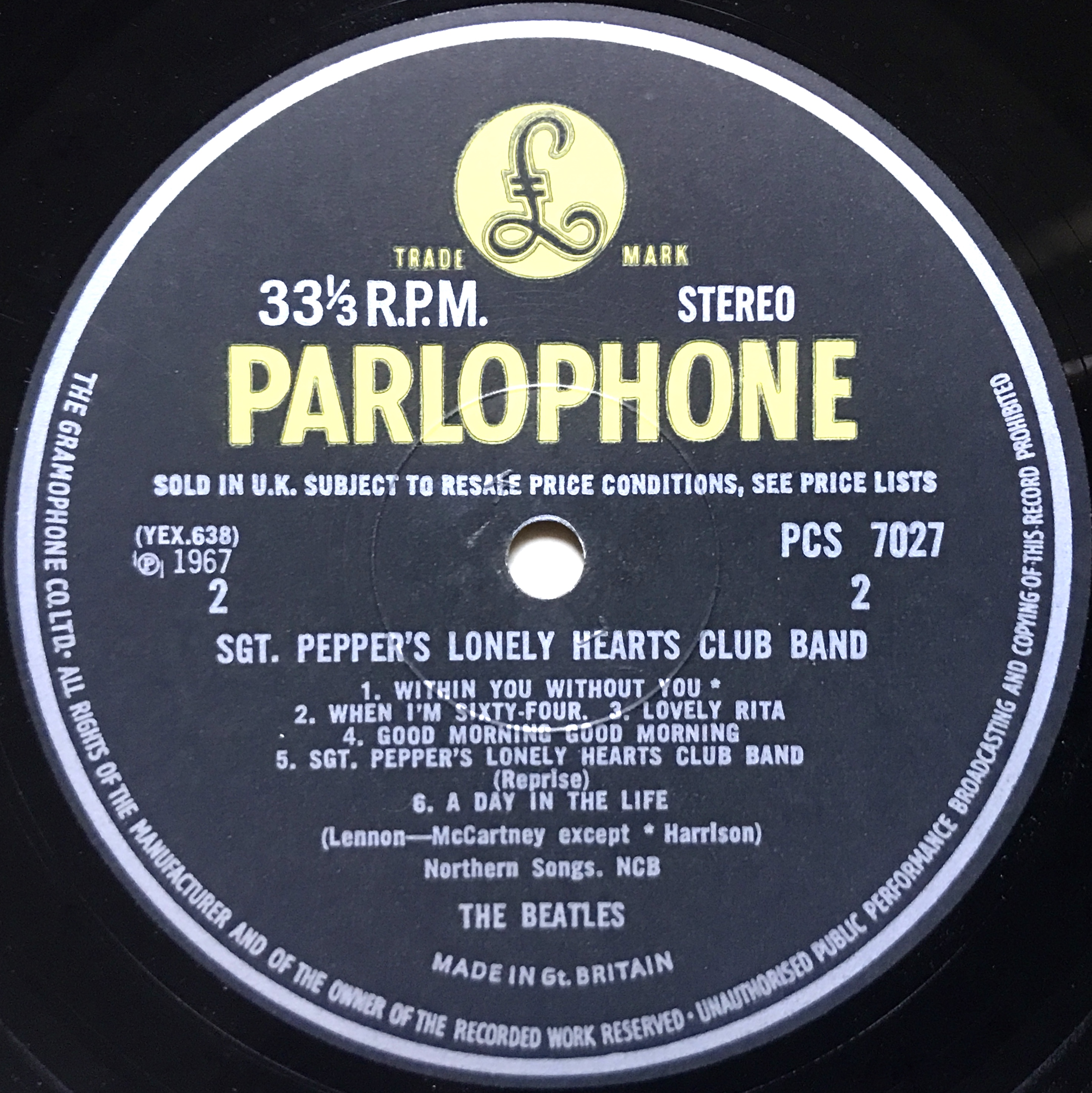 BEATLES - Sgt Peppers lonely hearts club band UK-orig Stereo LP 1967  - 5
