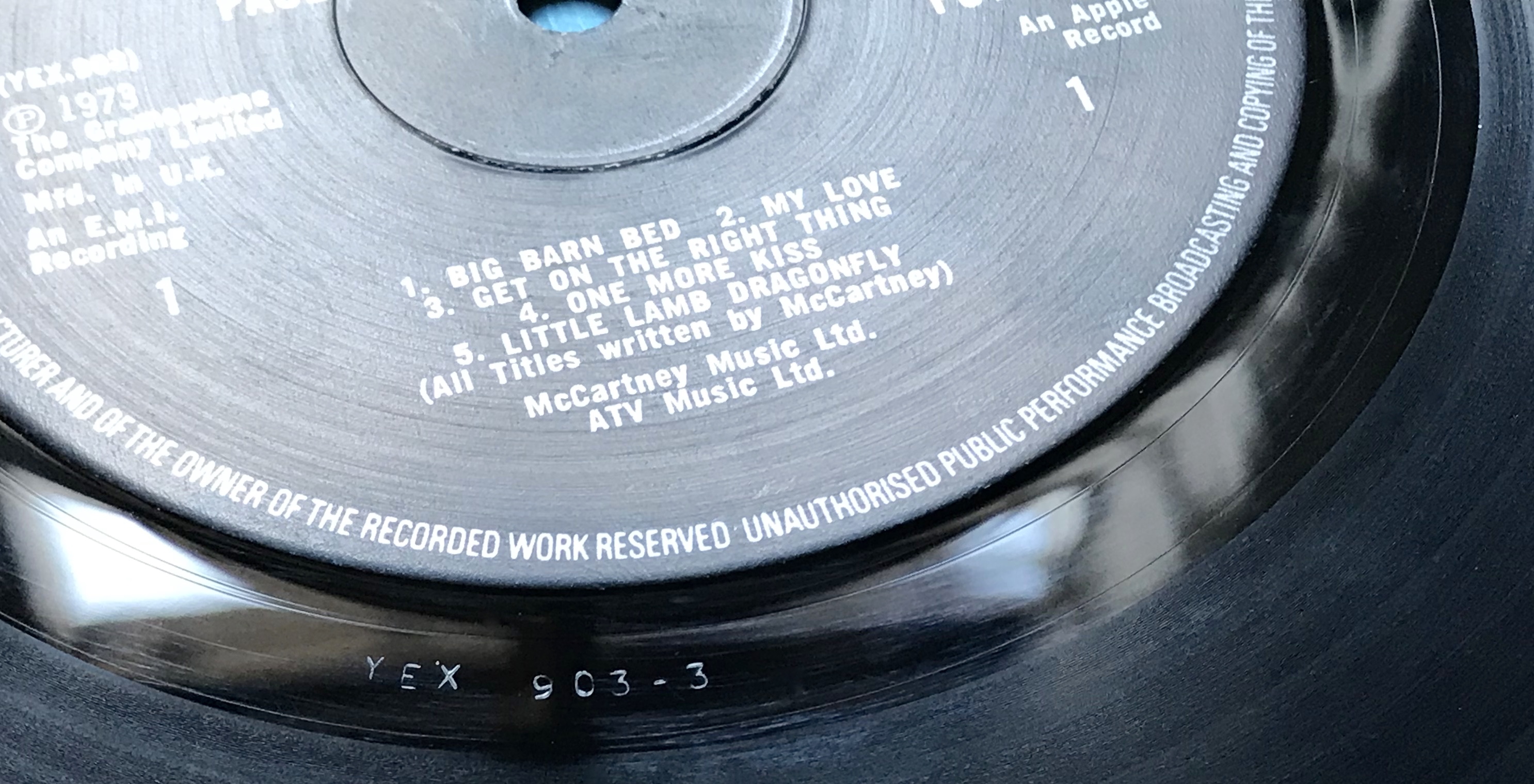 WINGS - Red rose speedway UK-orig LP 1973 - 7