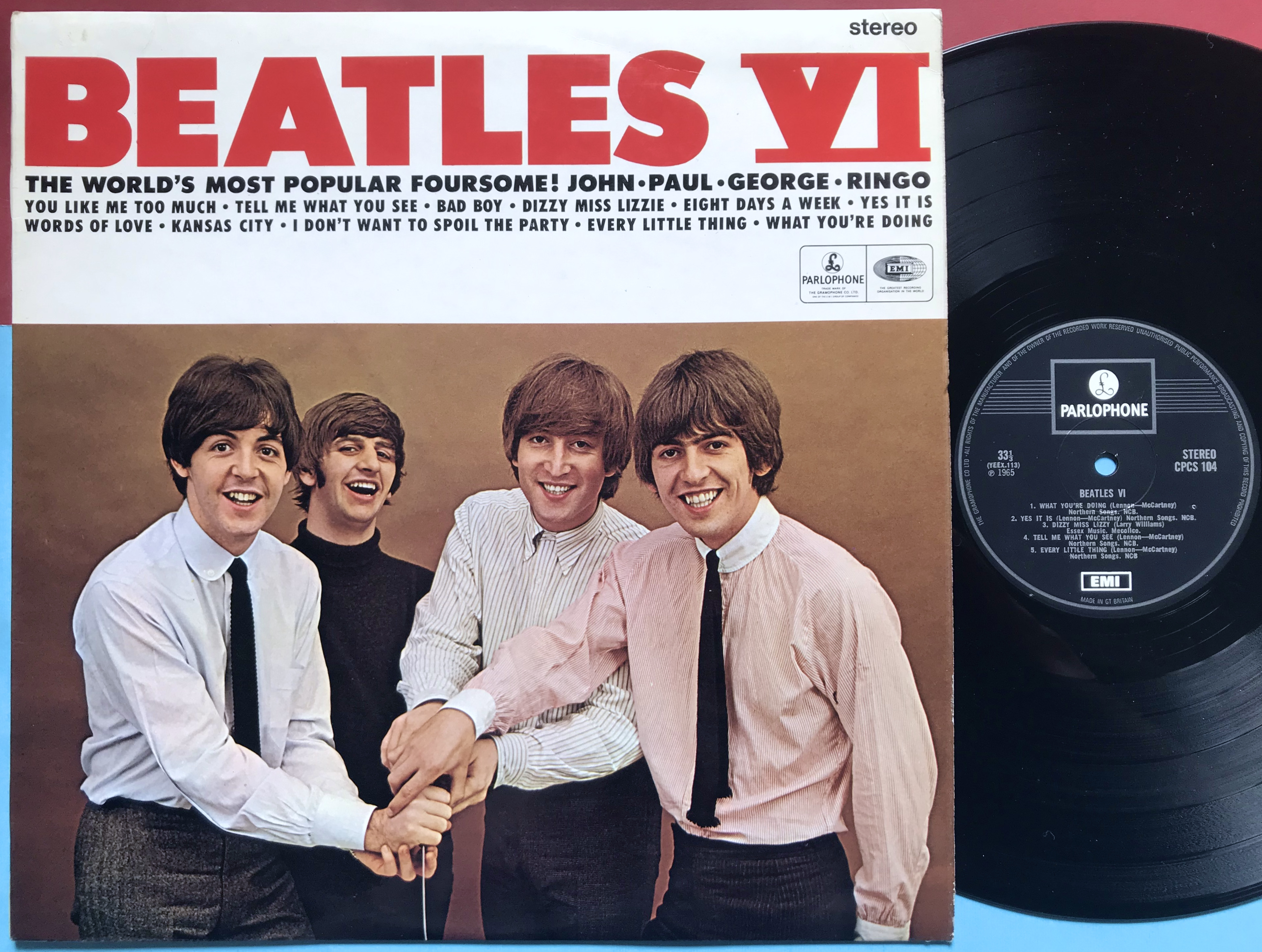 レコード LP Beatles Beatles Ⅵ etc. - 洋楽