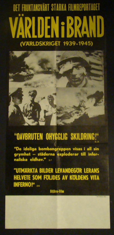 VÄRLDEN I BRAND (VÄRLDSKRIGET 1939-1945) (1970´s)