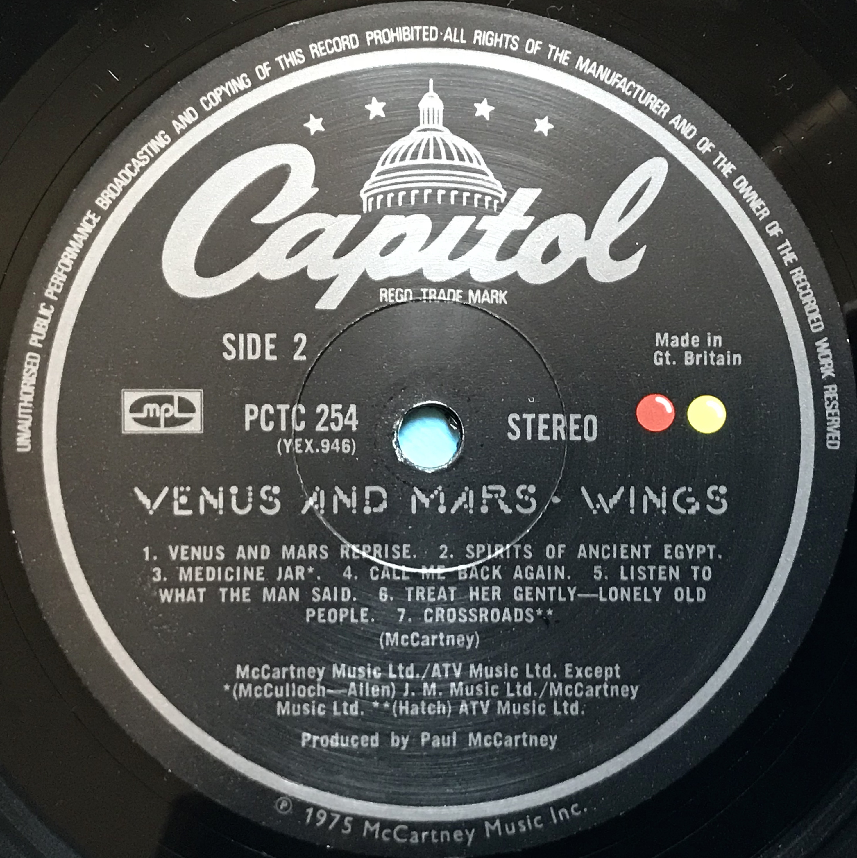 WINGS - Venus and mars UK-orig LP 1975 - 4