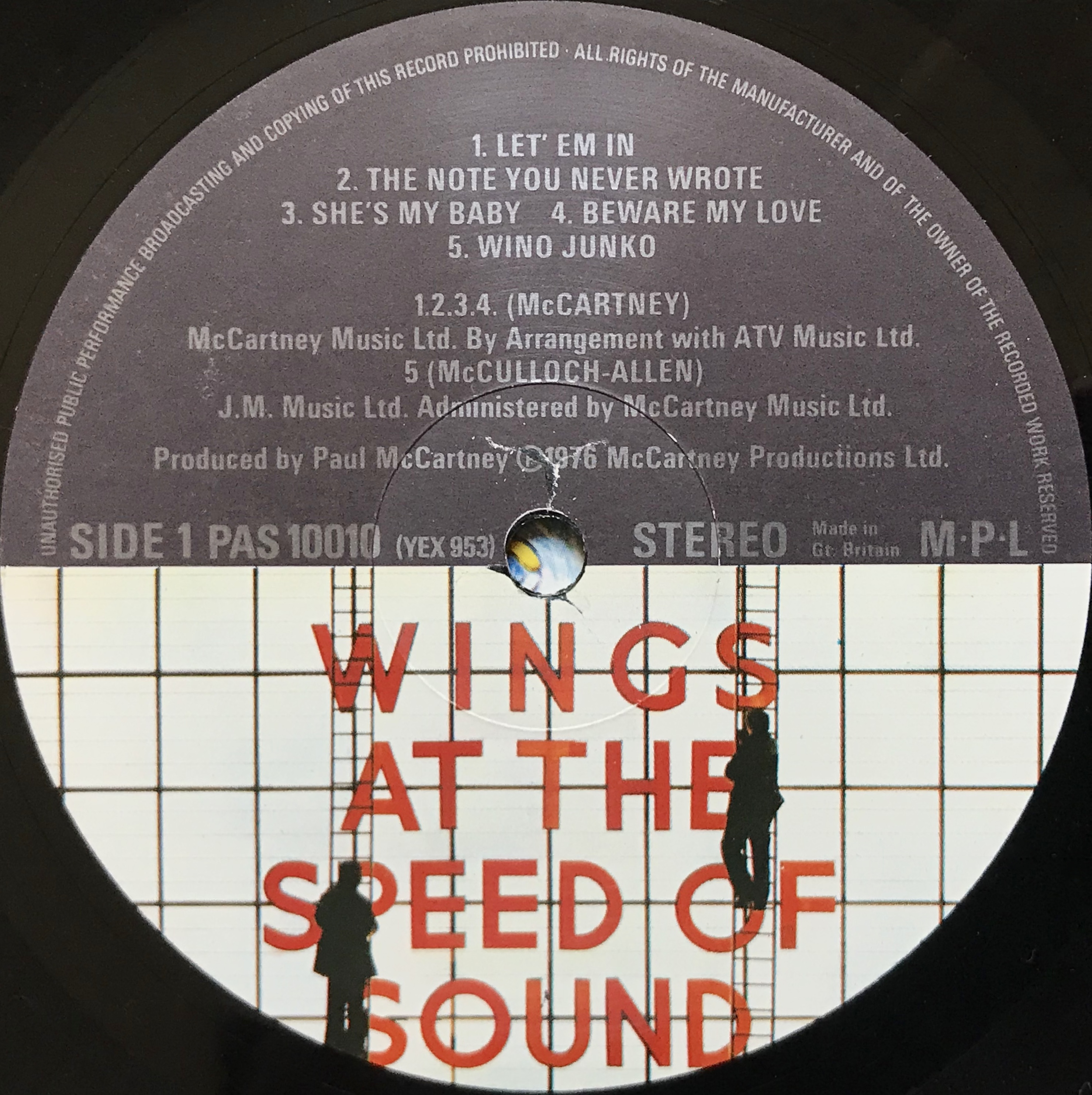 WINGS - At the speed of sound UK-orig LP 1976 - 3