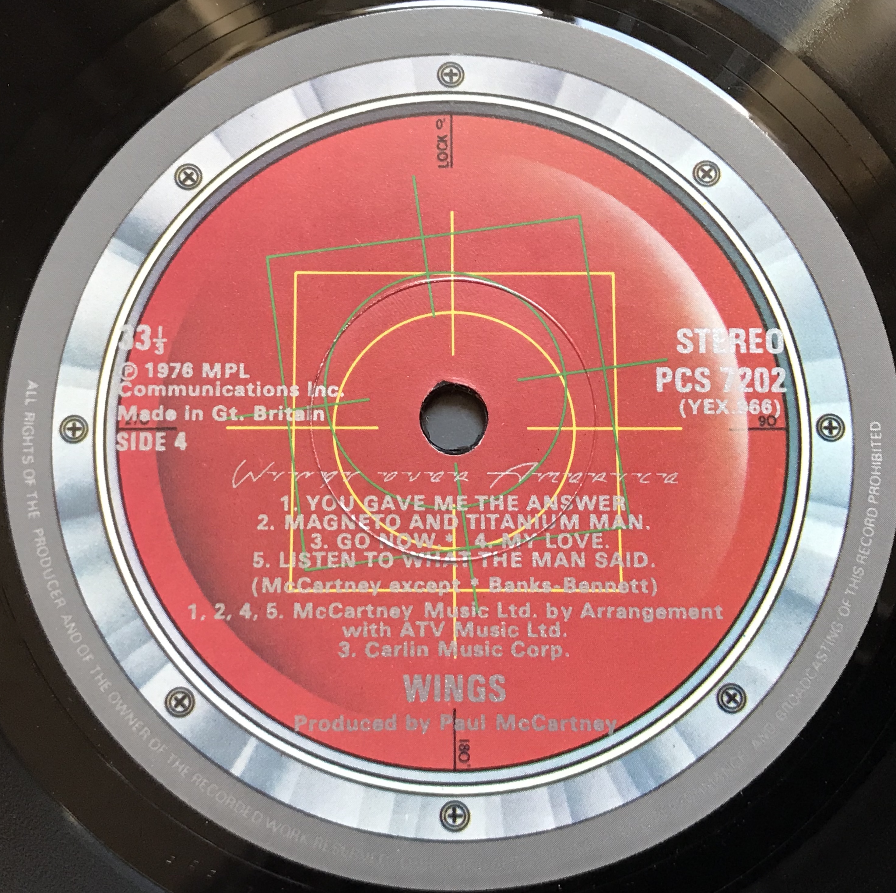 WINGS - Over America UK-orig 3LP 1976 - 7