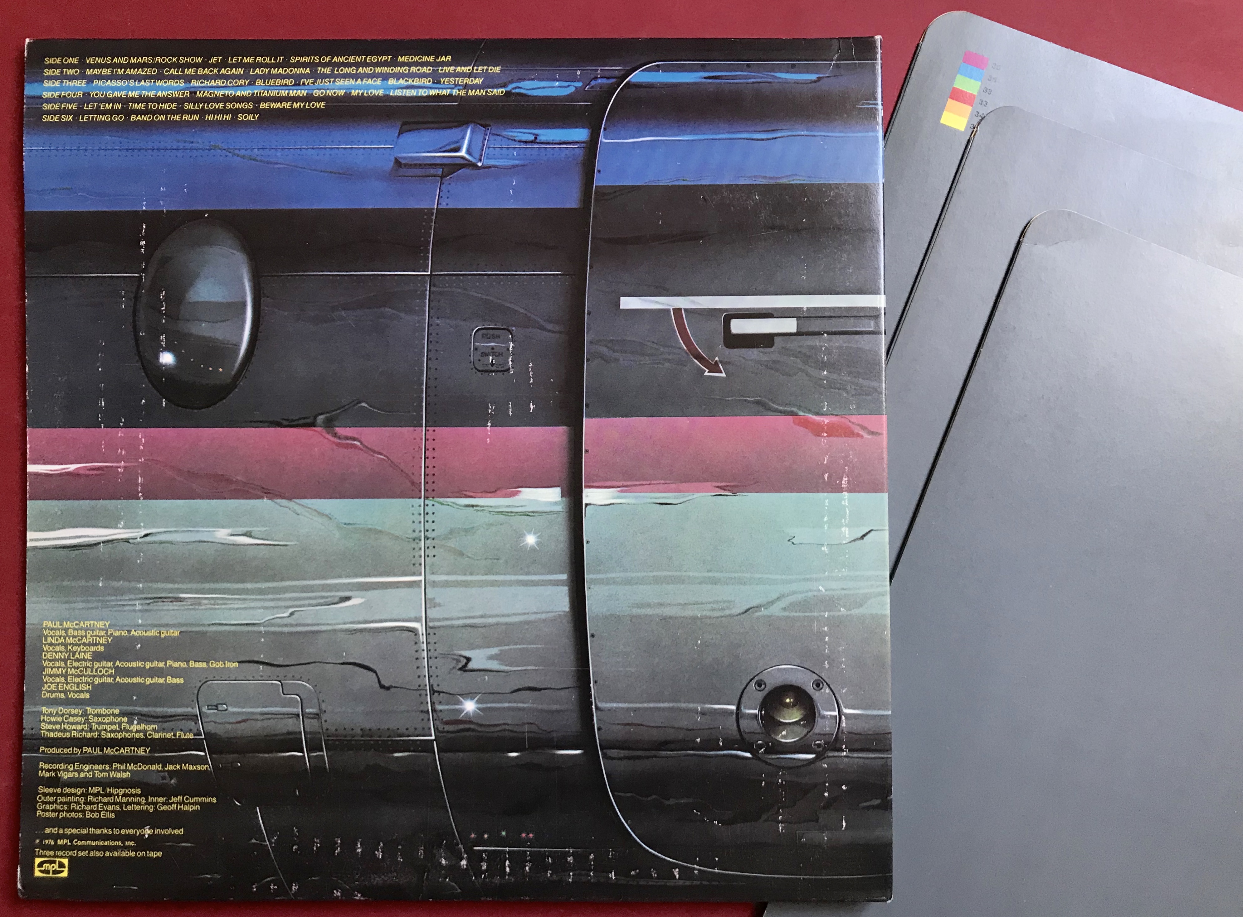 WINGS - Over America UK-orig 3LP 1976 - 2