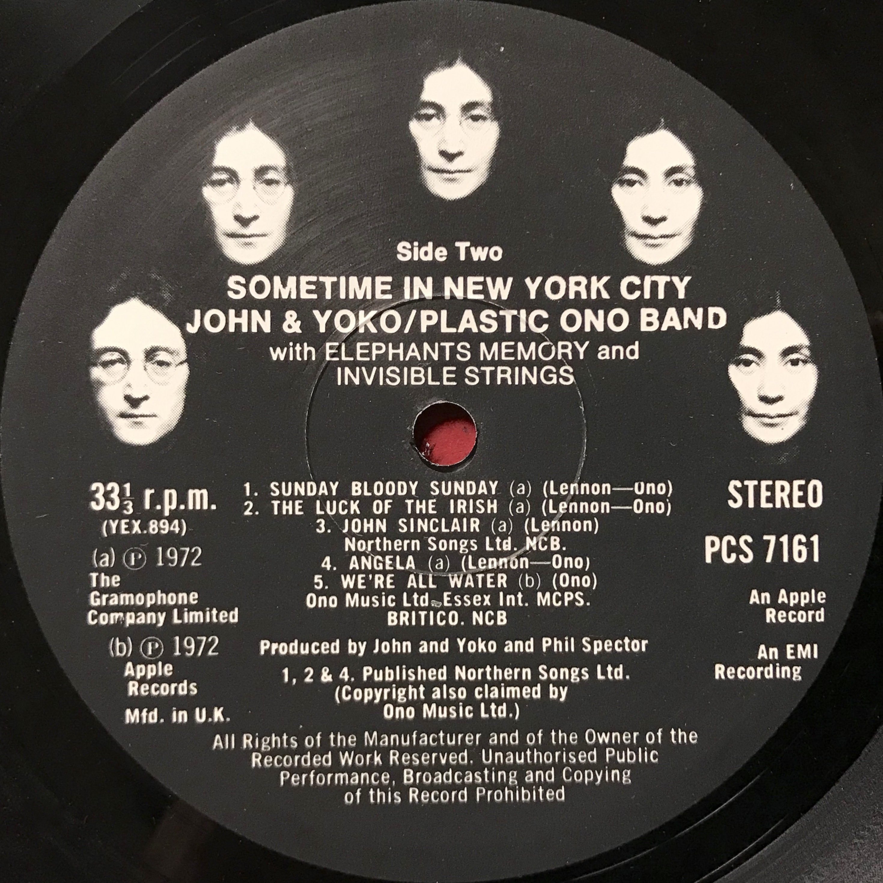 JOHN LENNON - Some time in New York city UK-orig 2LP 1972 - 4