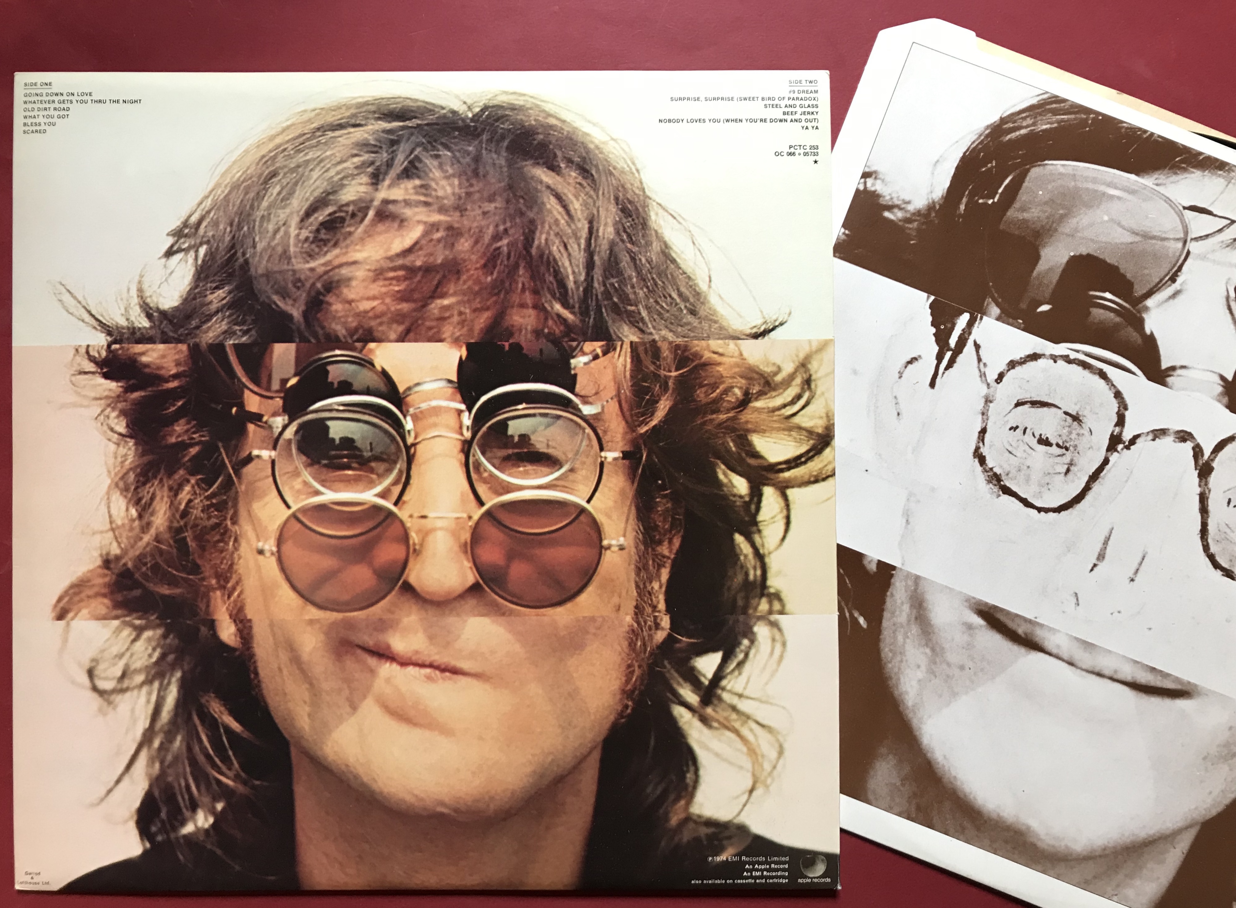 JOHN LENNON - Walls and bridges UK-orig LP 1974 - 2