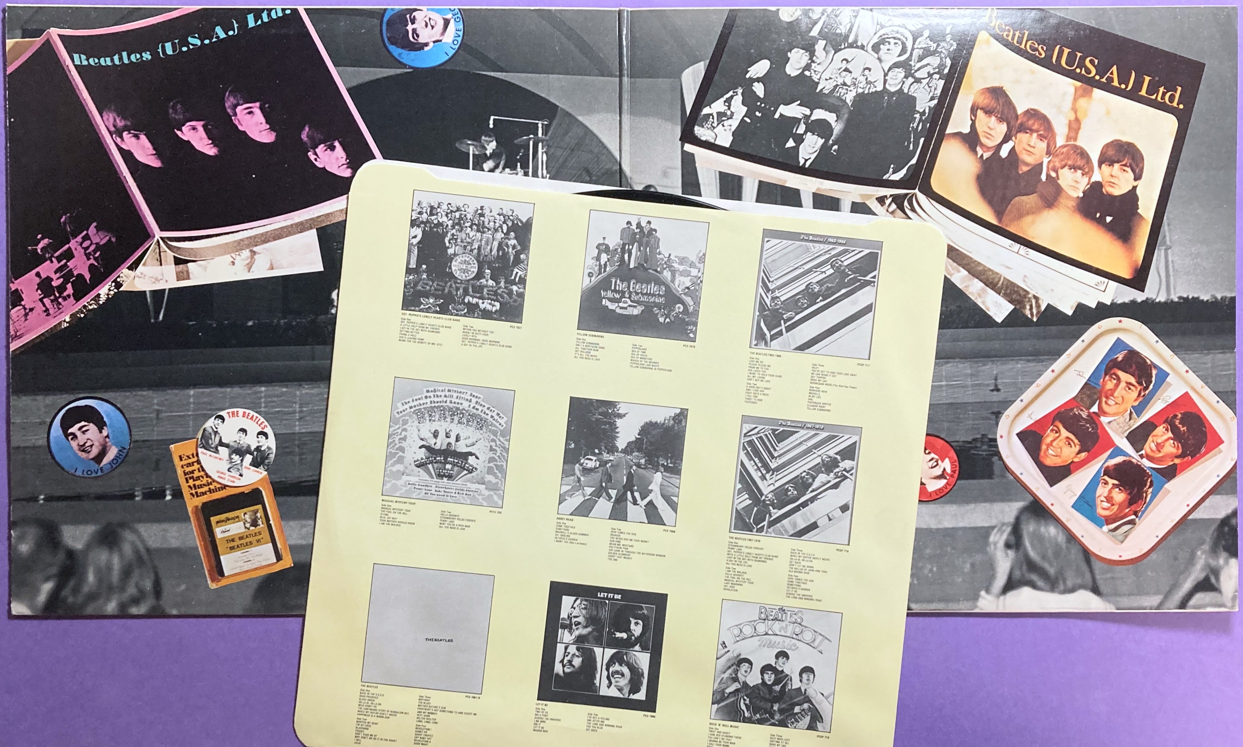 BEATLES - At the Hollywood Bowl UK-orig LP 1977 - 3