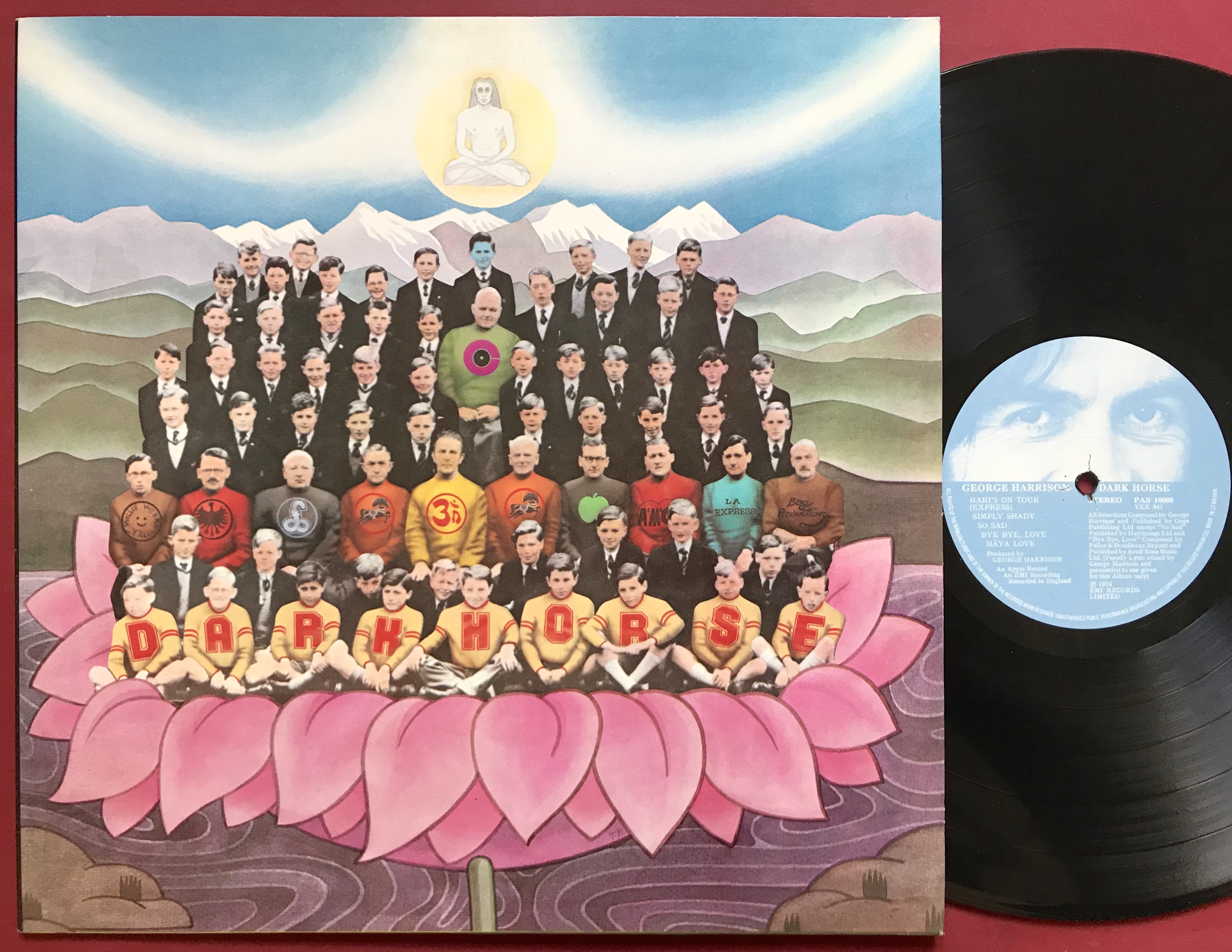 GEORGE HARRISON - Dark horse UK-orig LP 1974