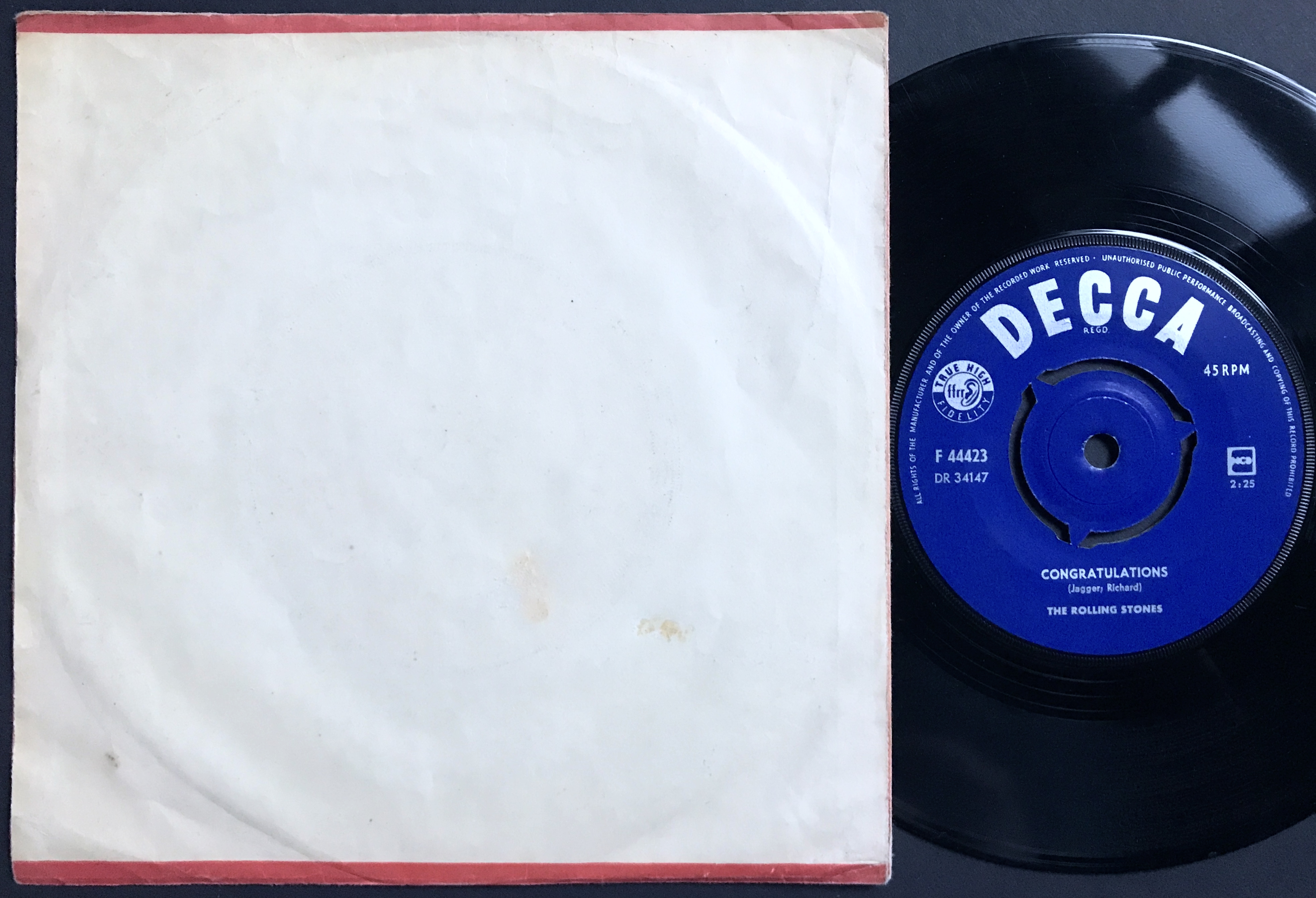 ROLLING STONES - Time is on my side Danish PS 1964 - 2